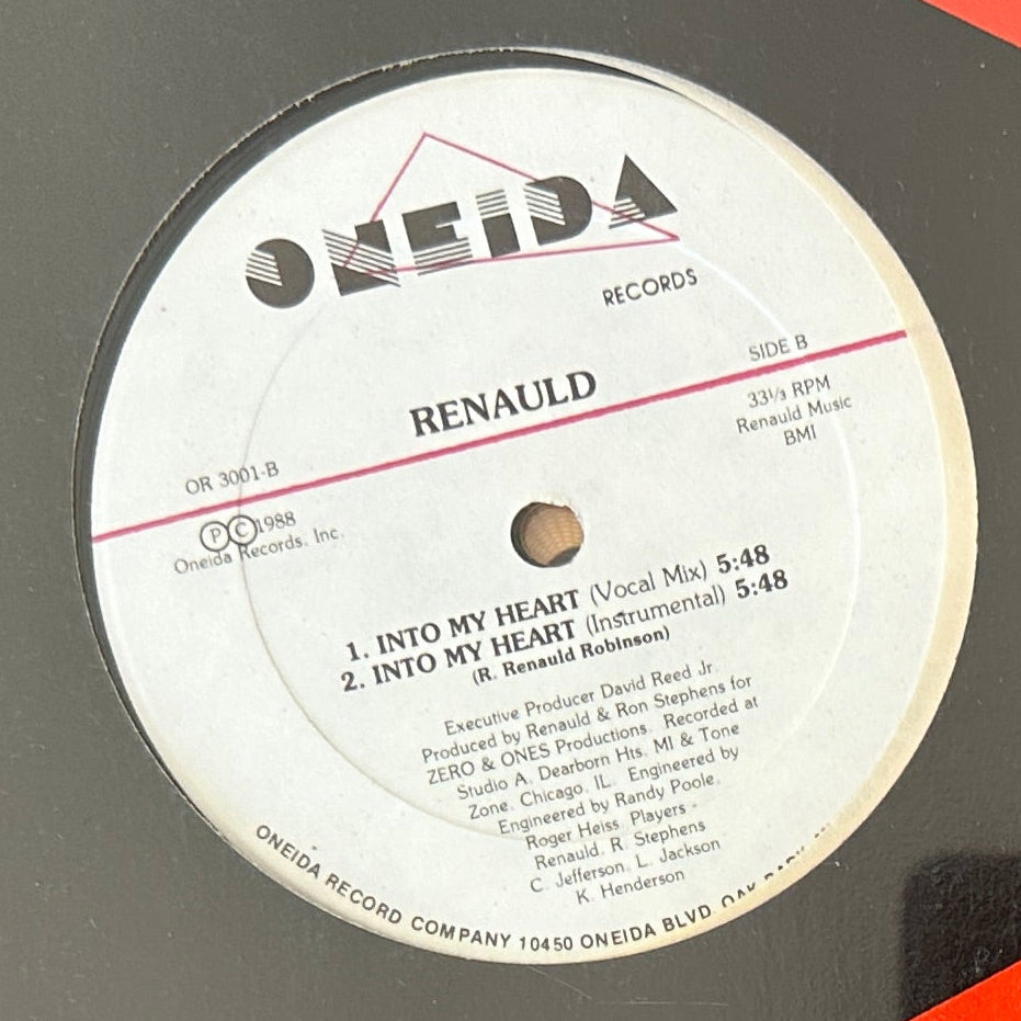 Renauld – I'm A Lover / Into My Heart 12" Modern Soul 1988
