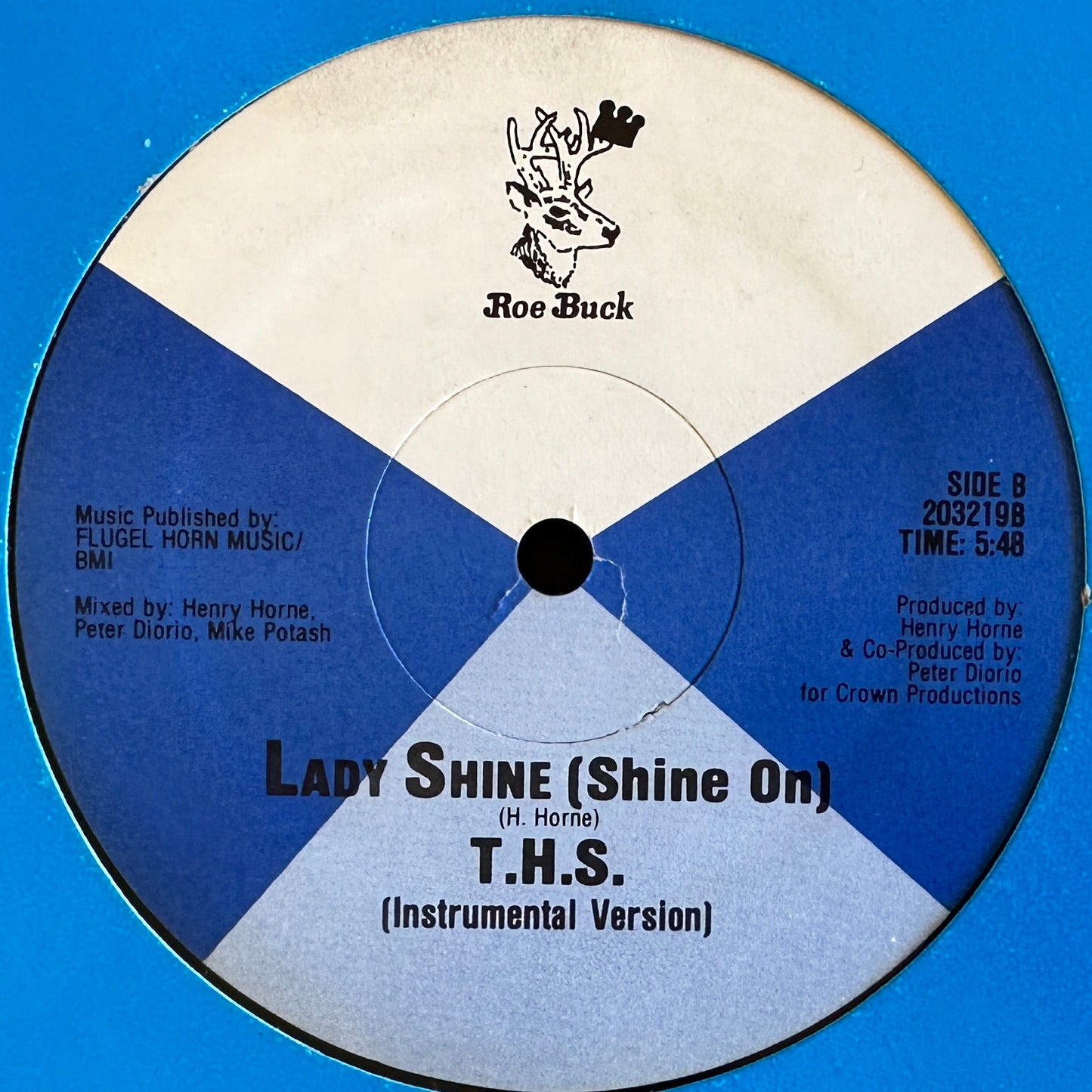 T.H.S - Lady Shine 12" Disco Funk 80's