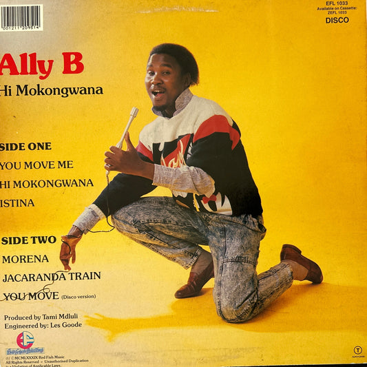 Ally B – Hi Mokongwana 12" South Africa Kwaito / Bubble gum / Modern Soul 1989