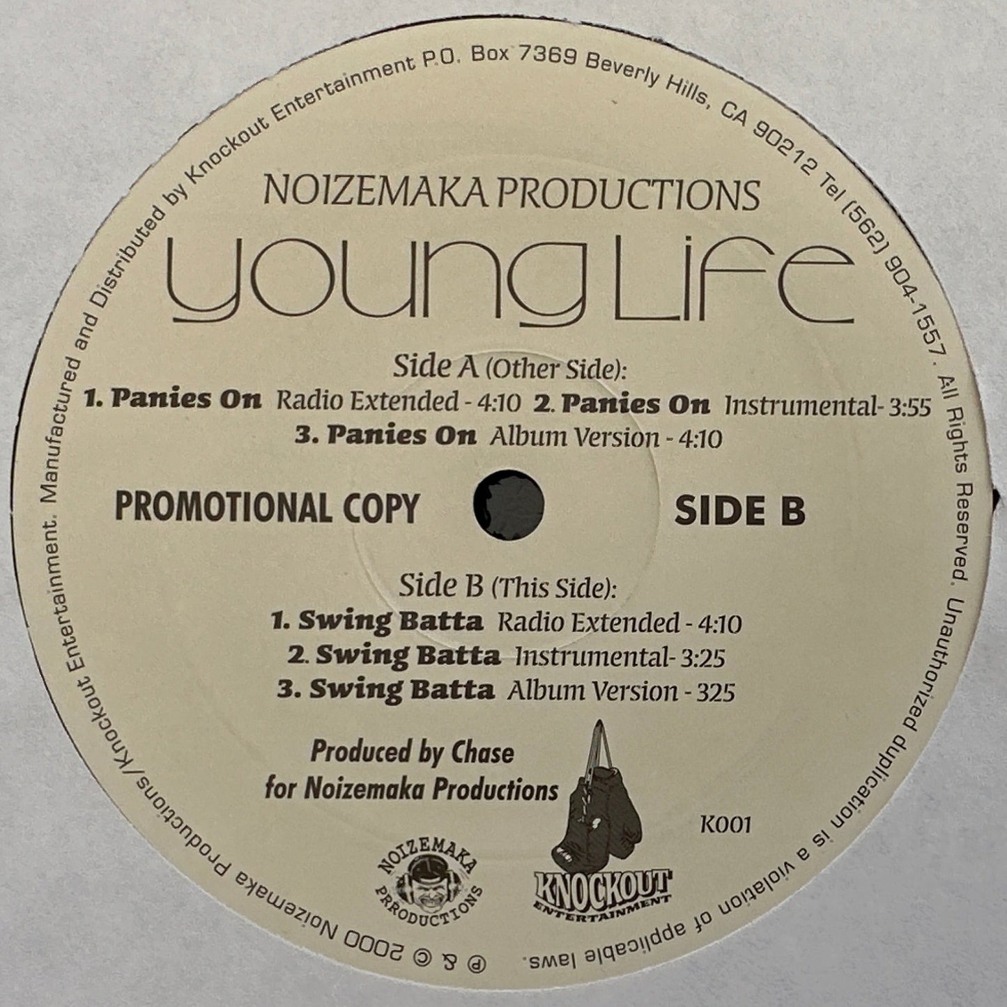 Young Life – Panies On + Swing Batta 12" Hip Hop / Rap 2000