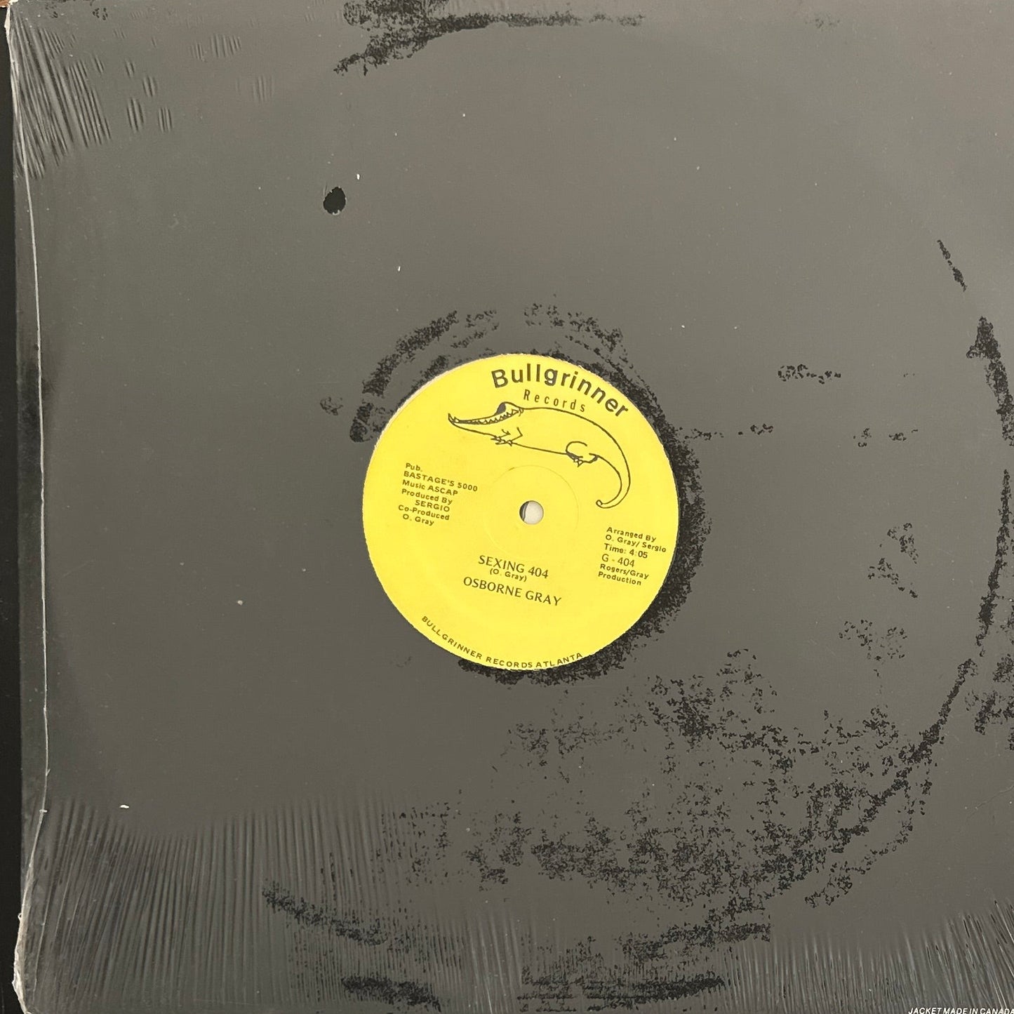 Osborne Gray - Sexing 404 12" Modern Soul 80's