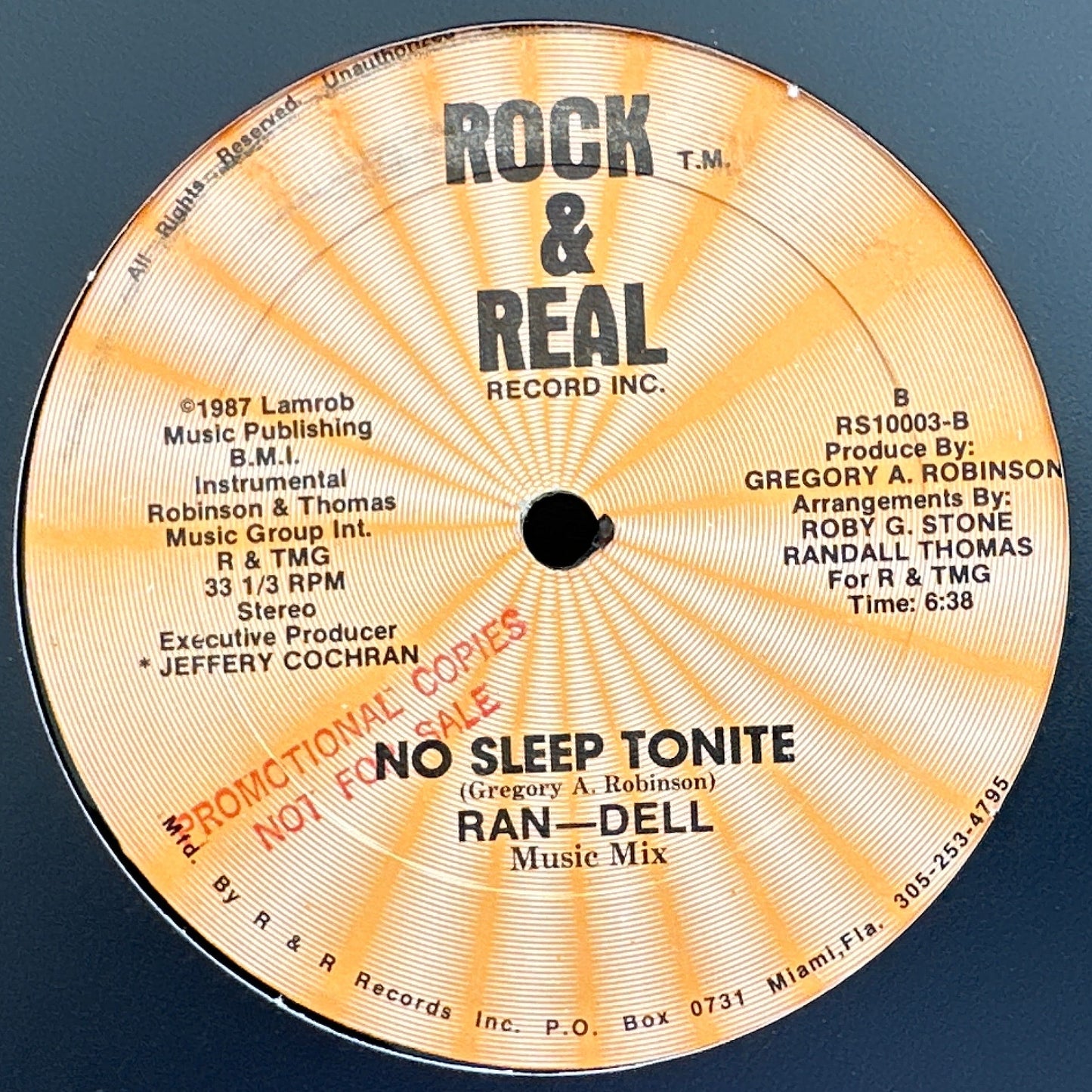 Ran-Dell – No Sleep Tonite 12" Modern Soul 1987