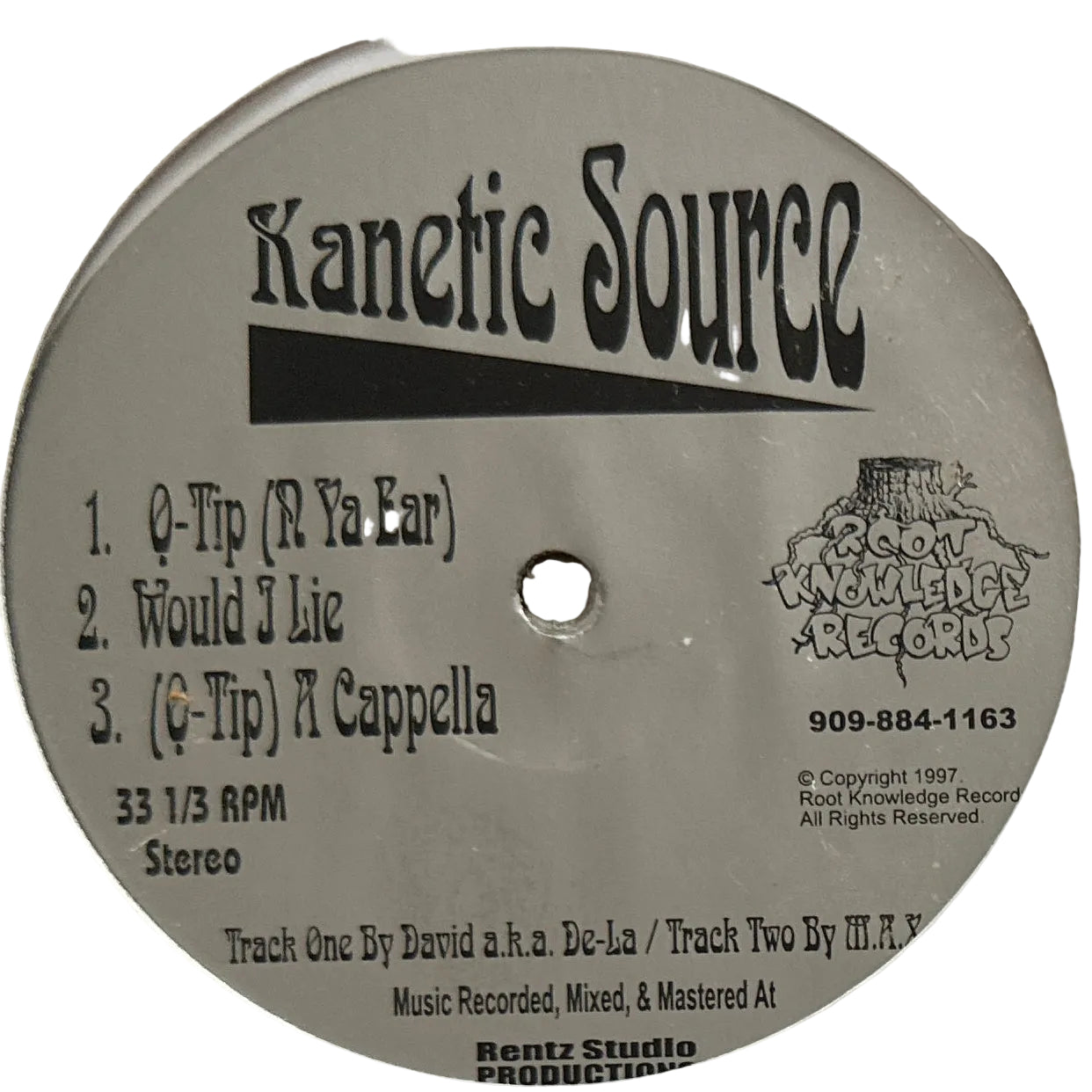 Kanetic Source – Q-Tip 12" Hip Hop / Indie Rap 1997