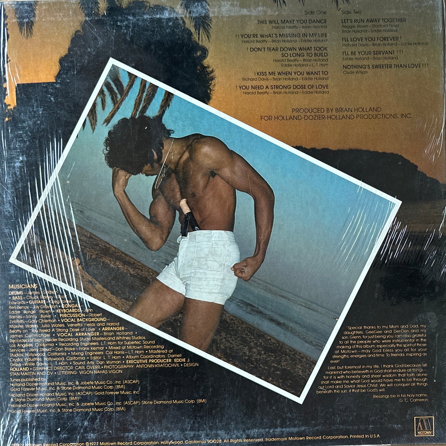 G.C. Cameron – You're What's Missing In My Life LP Soul Funk / Jazz Mellow Grooves 1977