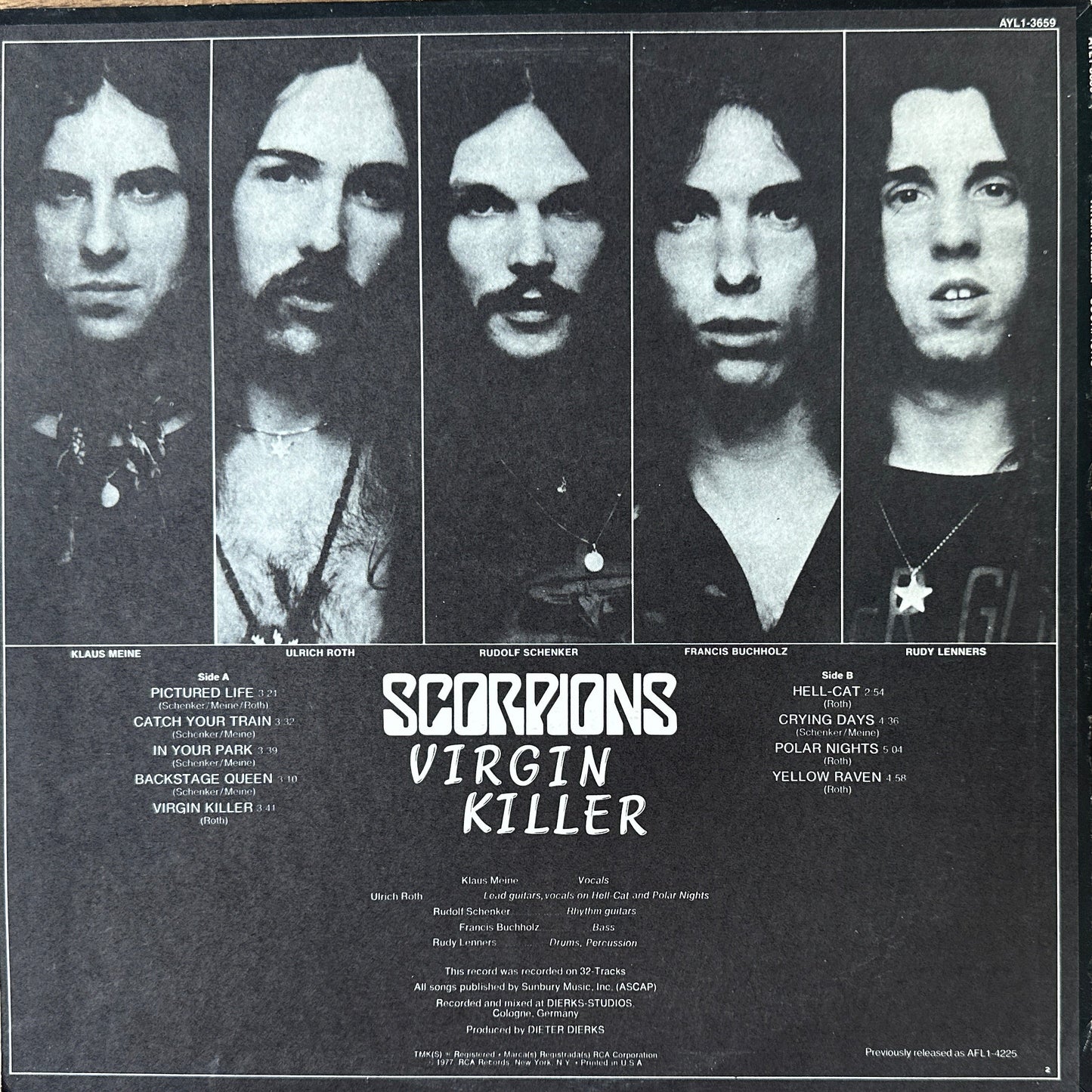 Scorpions – Virgin Killer LP Rock 1980