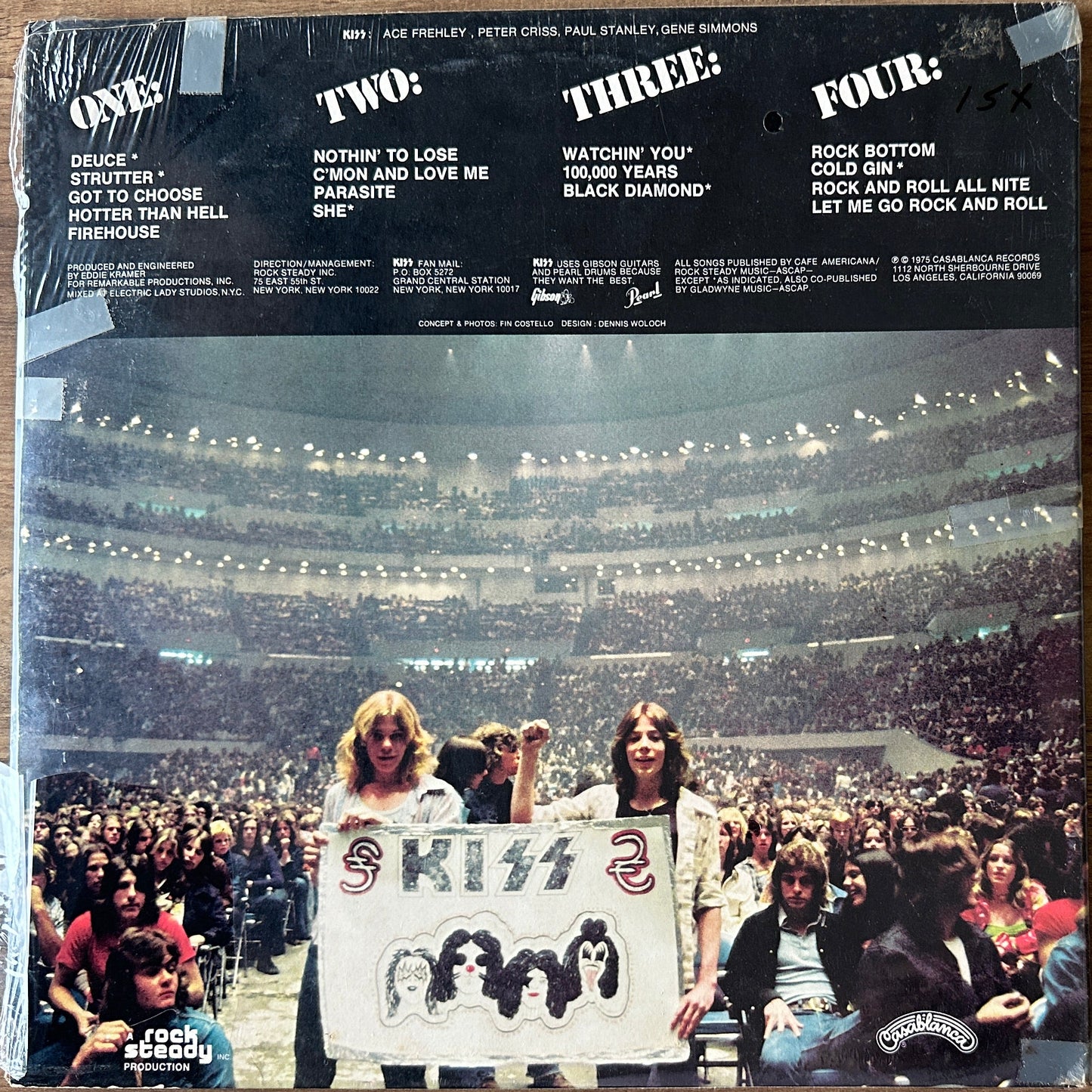 Kiss – Alive! LP Rock 1975 SEALED