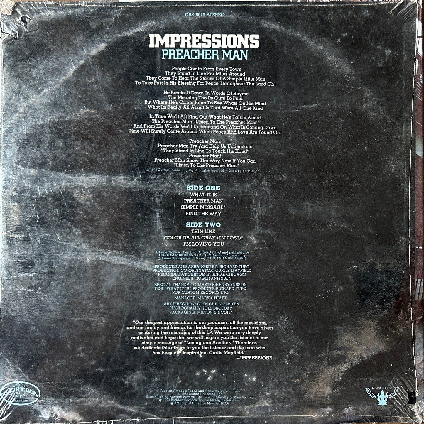 Impressions – Preacher Man LP Soul Funk 1973