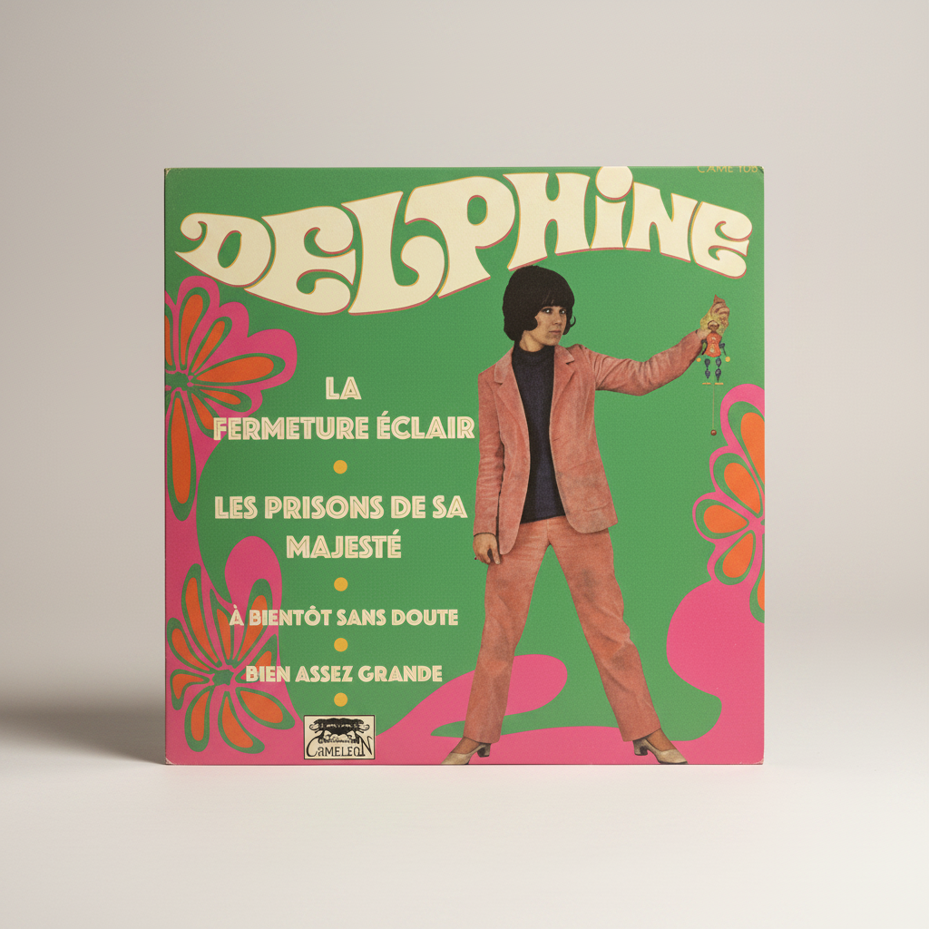 Delphine – La Fermeture Eclair - 7" Rock / Yéyé / Garage Reissue