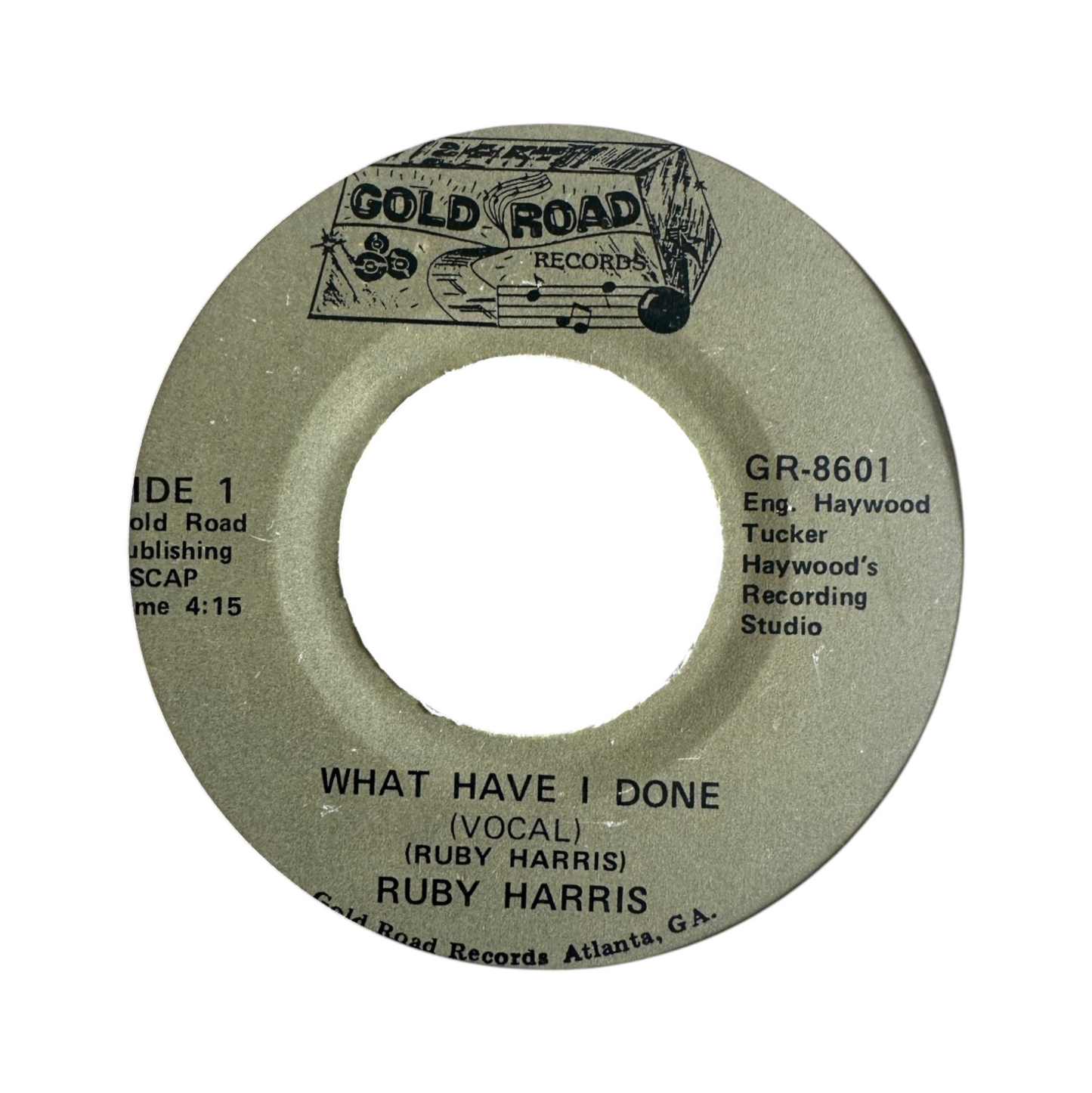 Ruby Harris – What Have I Done 7" Modern Soul Goldroad Records 1986