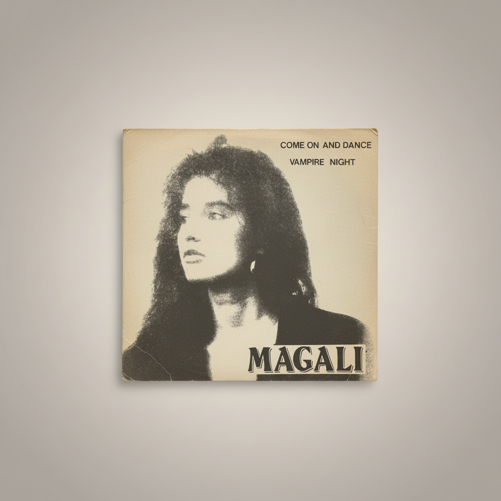 Magali – Come On And Dance / Vampire Night 7" Euro Electro Synth Pop / Boogie 1988