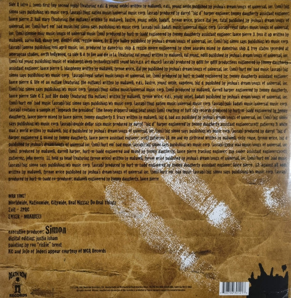 2pac - Makaveli 2xLP Hip Hop / Rap