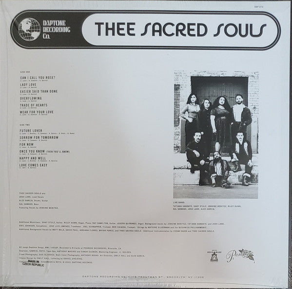 Thee Sacred Souls - S/t LP Soul / Funk Vinyl Colored Yellow With Red Splatter