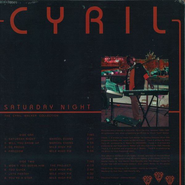 Cyril – Saturday Night (The Cyril Walker Collection) LP Soul / Funk