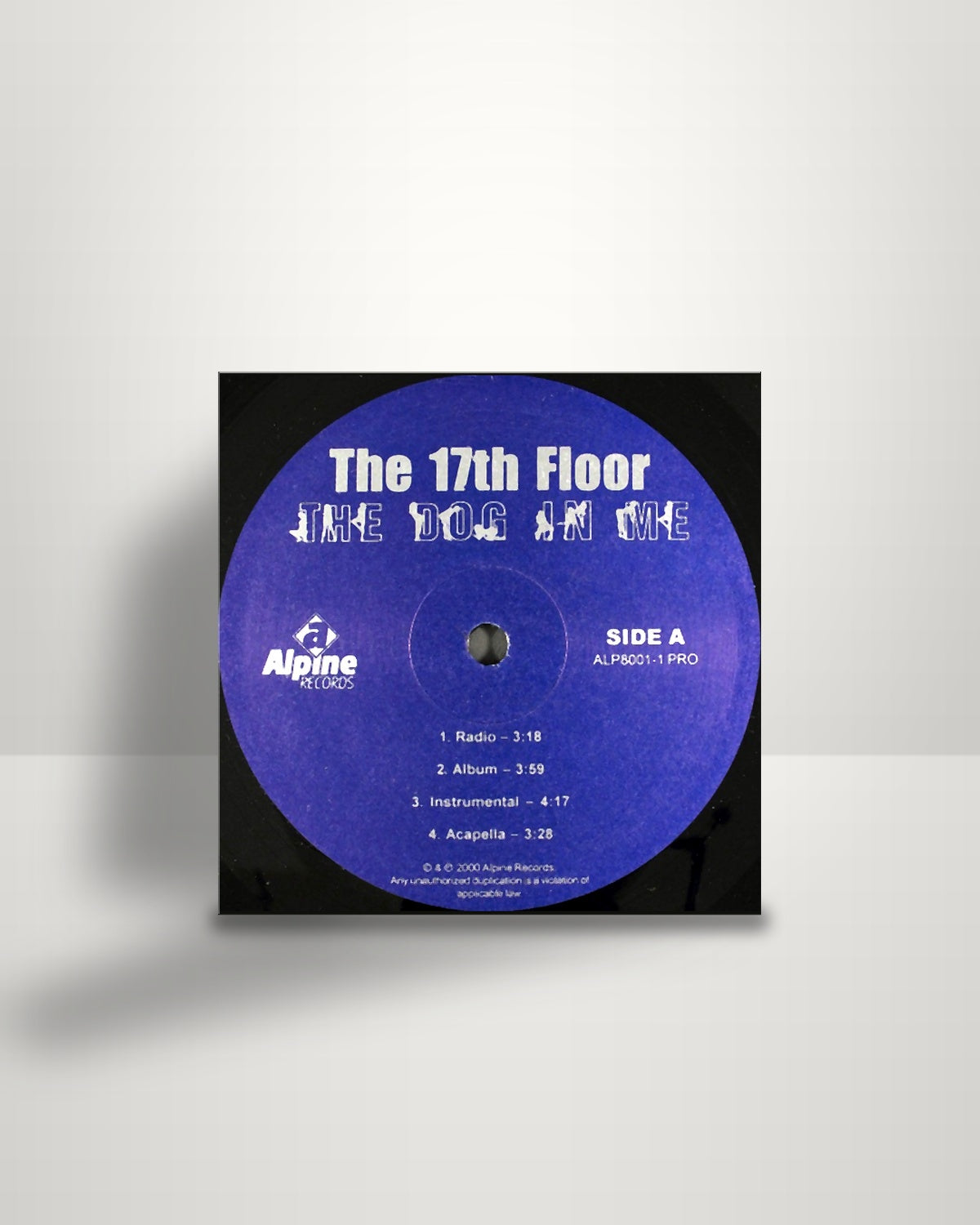 The 17th Floor – The Dog In Me / Feel So Good - 12" - Alpine Records US 2000