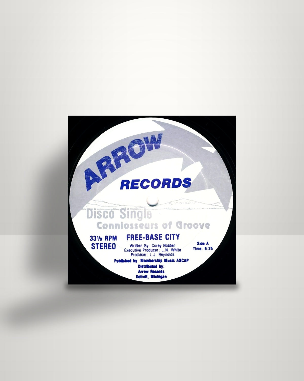Conniosseurs Of Groove – Free-Base City - 12" - Arrow Records US 1986