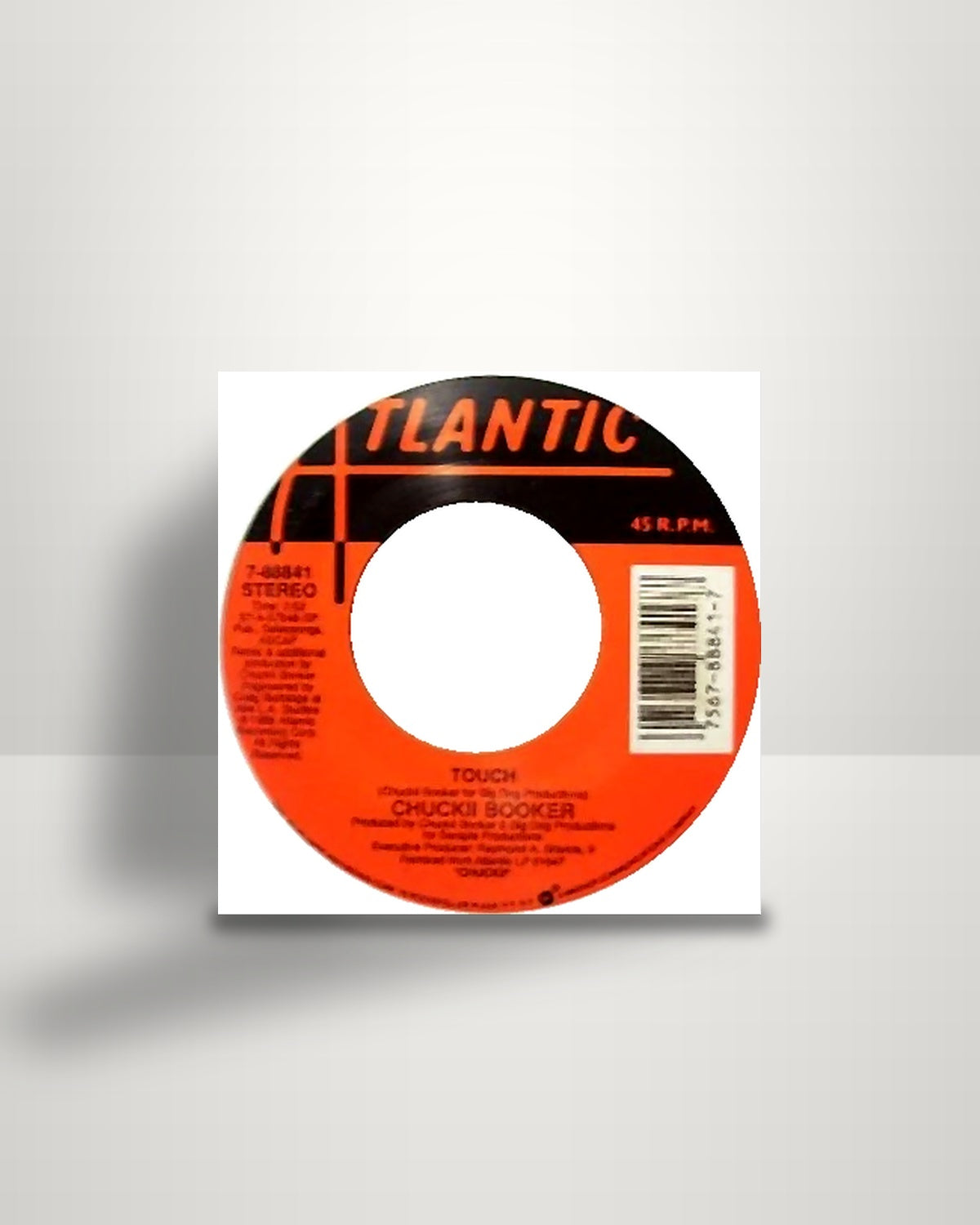 Chuckii Booker – Touch - 7" - Atlantic US 1989