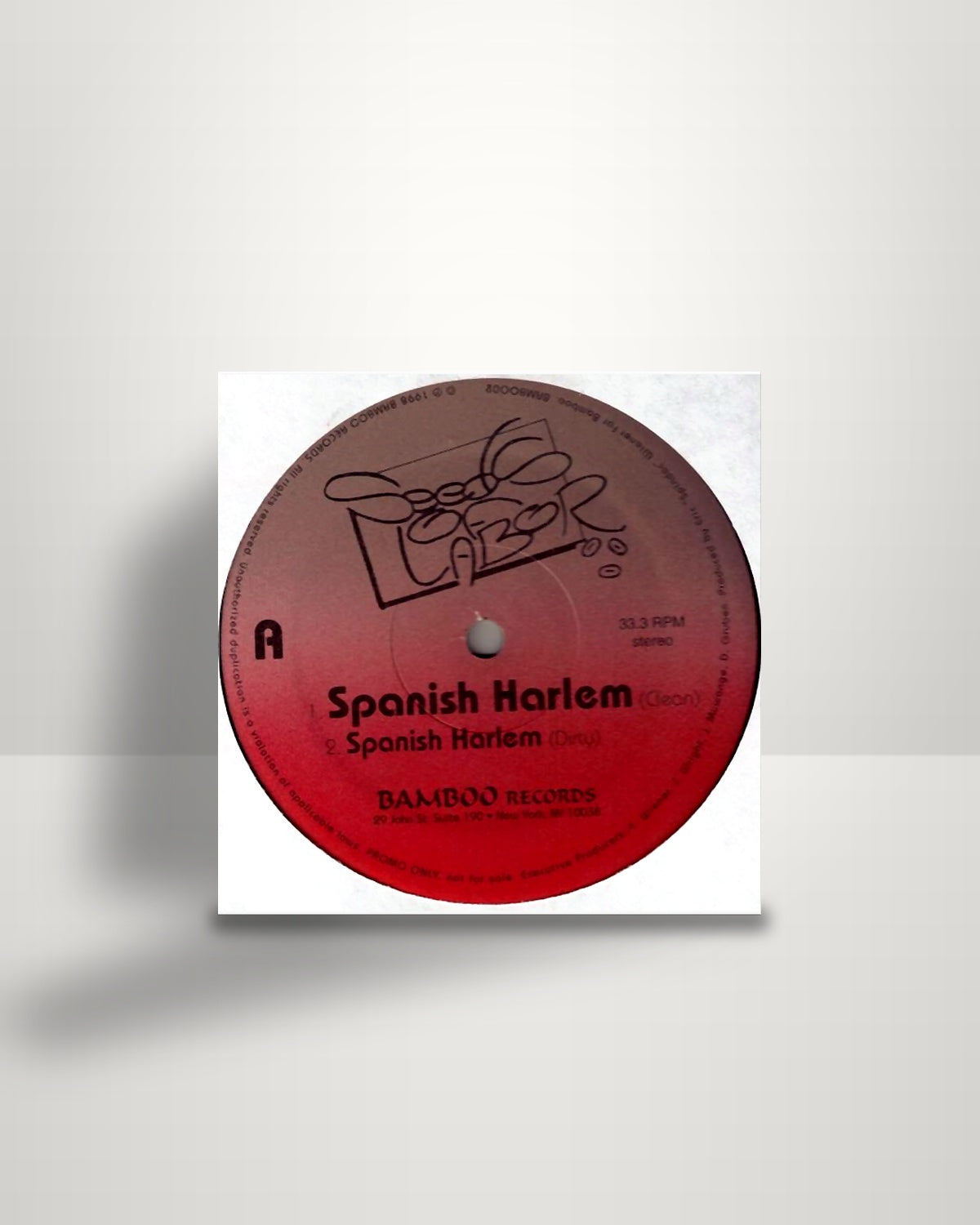 Seeds Of Labor – Spanish Harlem - 12" - Bamboo Records US 1998