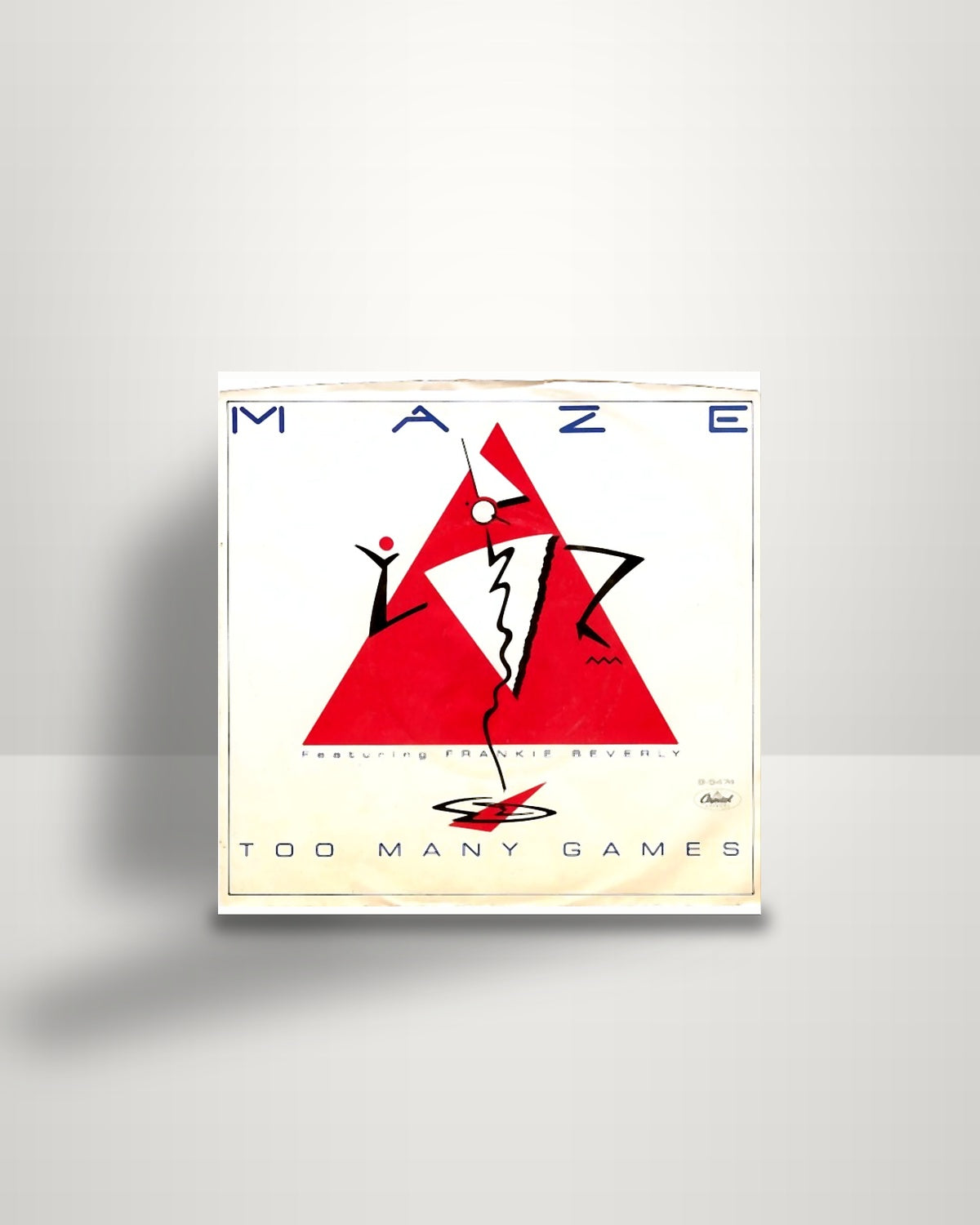 Maze Featuring Frankie Beverly – Too Many Games / Twilight - 7" - Capitol Records US 1985