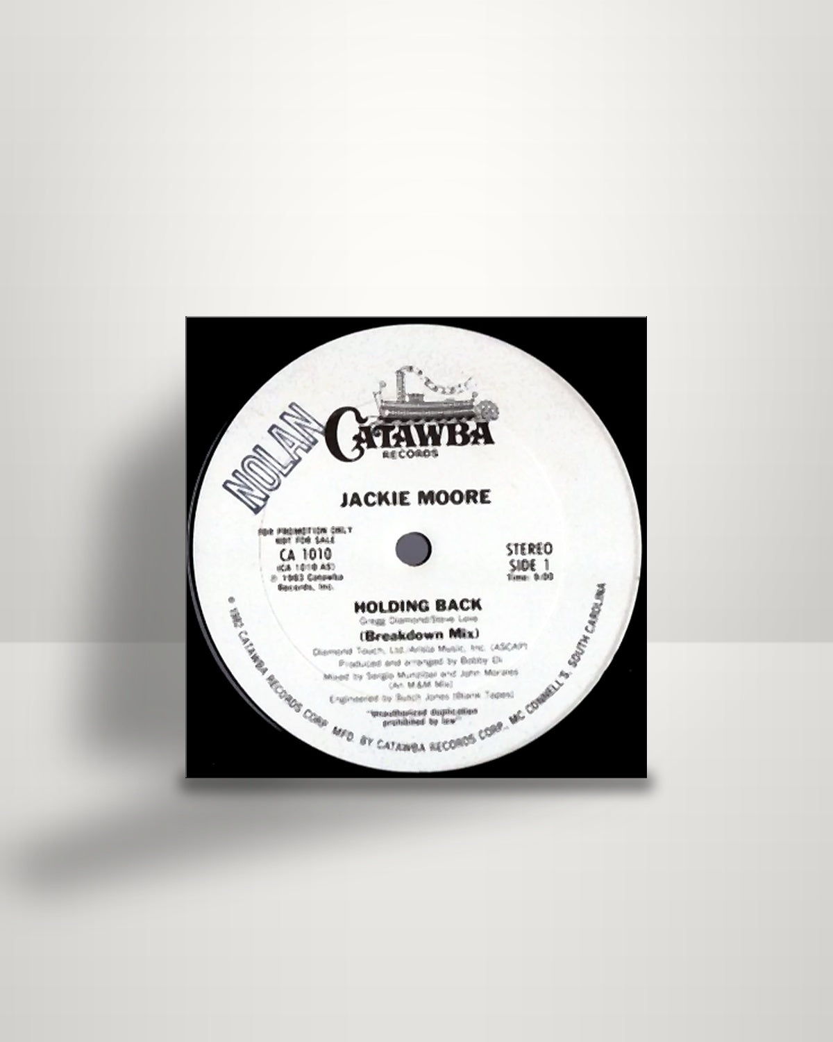 Jackie Moore – Holding Back - 12" - Catawba Records US 1983