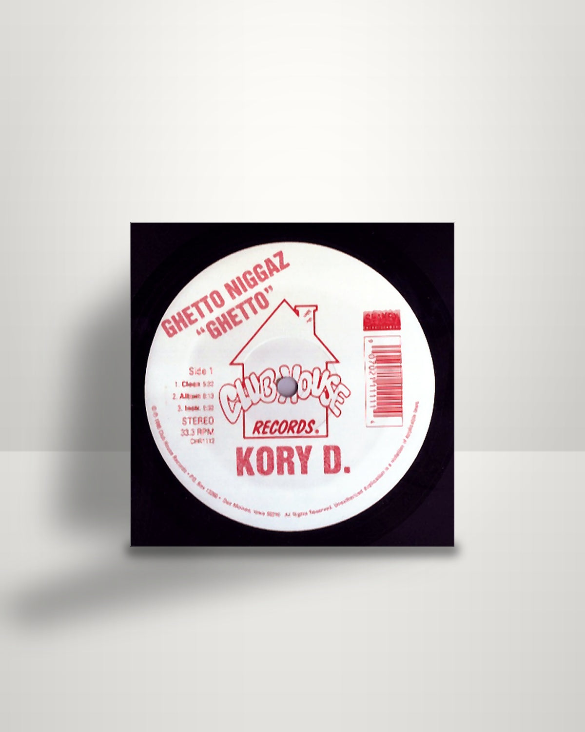 Kory D. – Ghetto Niggaz "Ghetto" / Blaze A Phillie "Blaze 'M" - 12" - Clubhouse Records US 1995