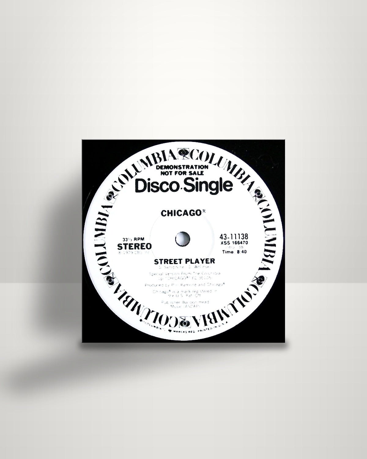 Chicago – Street Player - 12" - Columbia 2006