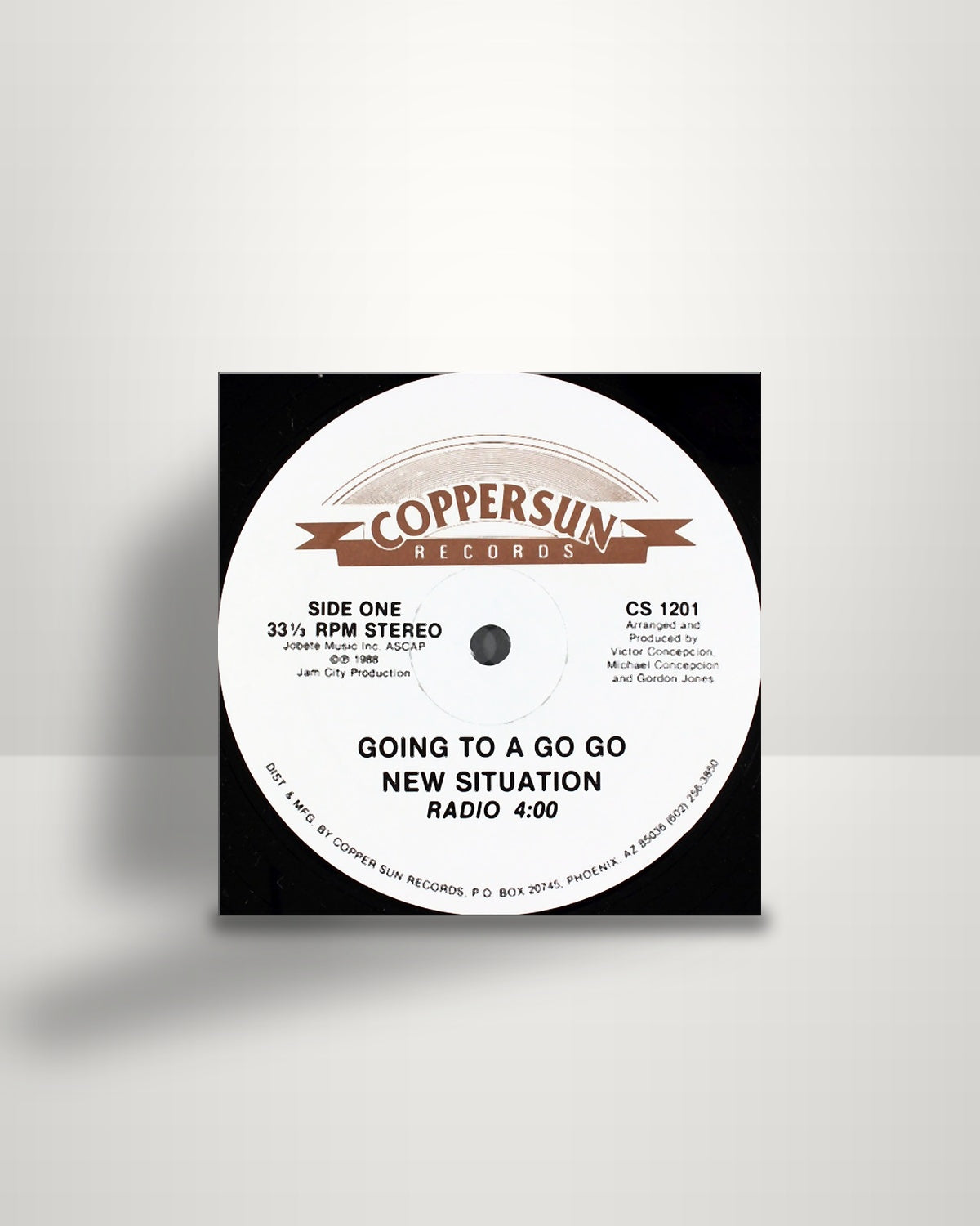 New Situation – Going To A Go Go - 12" - Coppersun Records US 1988