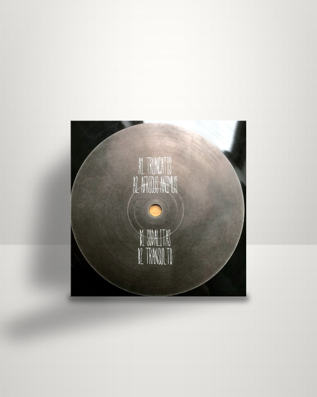 Unknown Artist – Truncatis - 12" - Crumbs UK 2015