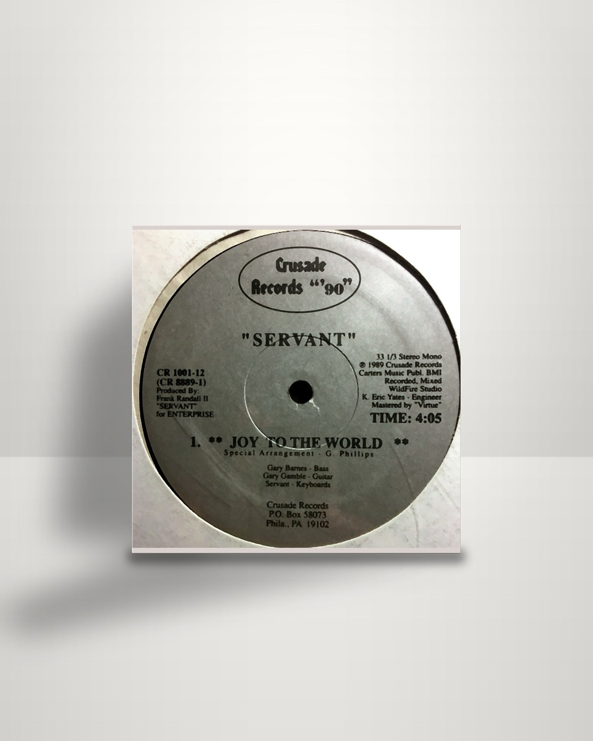 Servant – Joy To The World - 12" - Crusade Records '90 US 1989