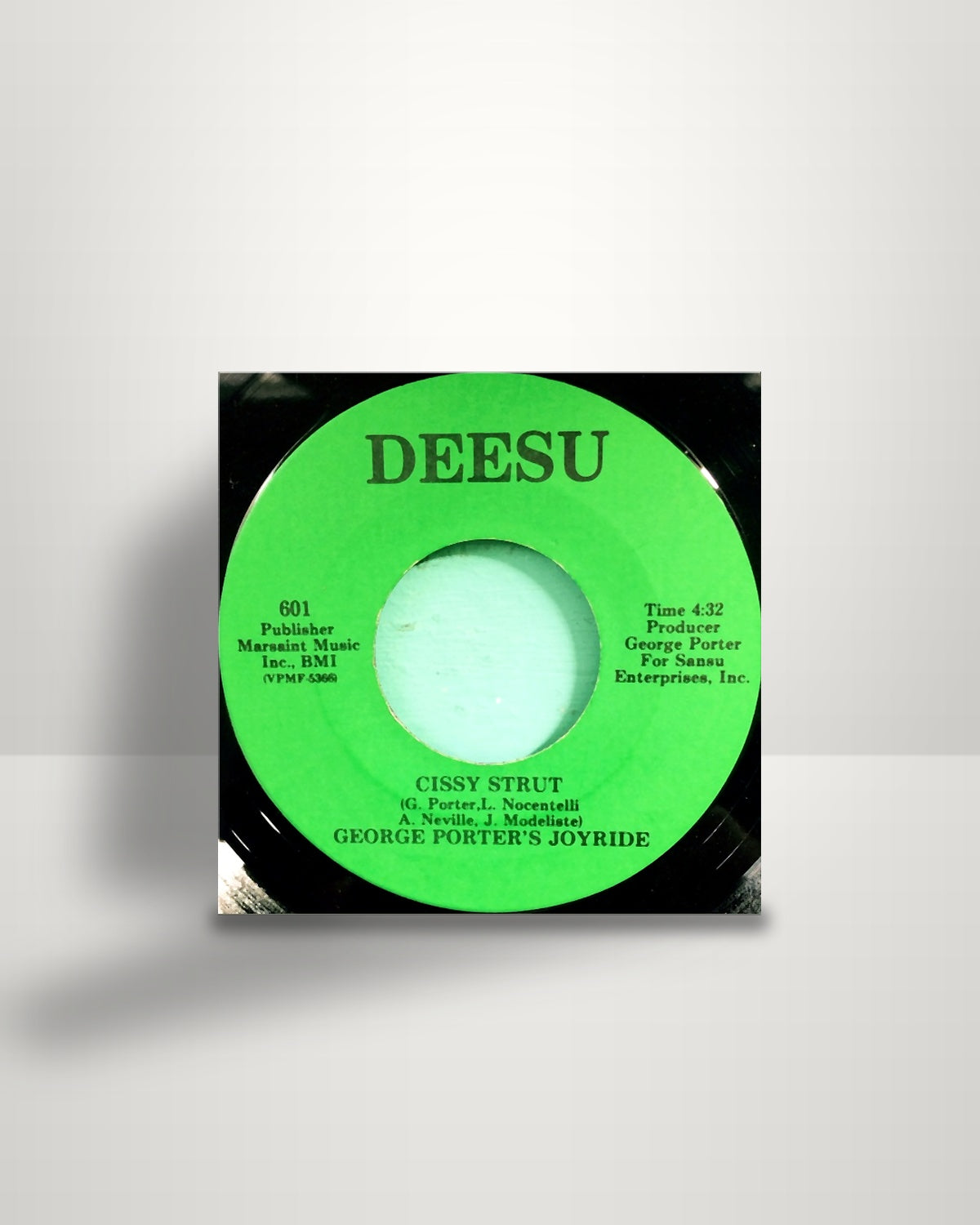 George Porter's Joy Ride – Cissy Strut / Sneaky Freaky - 7" - Deesu US 1980