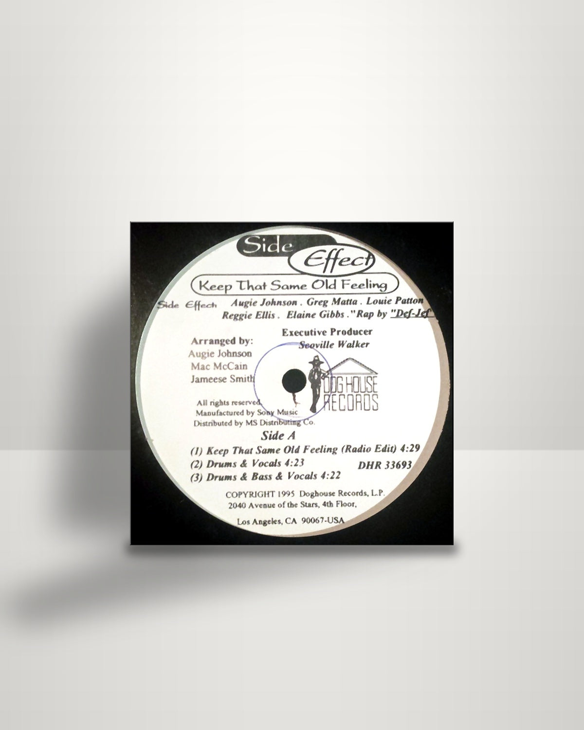 Side Effect – Keep That Same Old Feeling - 12" - Dog House Records US 1995