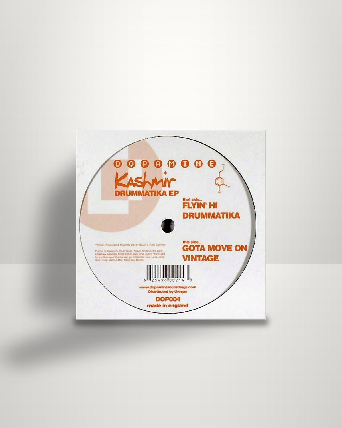 Kashmir – Drummatika EP - 12" - Dopamine Recordings UK 2004