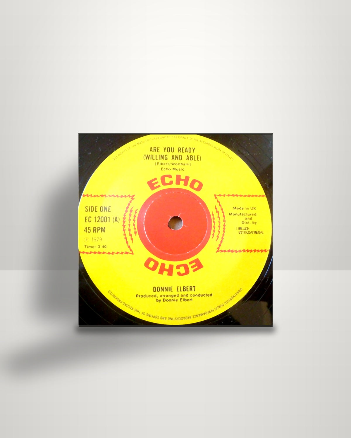 Donnie Elbert – Are You Ready (Willing And Able) - 12" - Echo UK 1979
