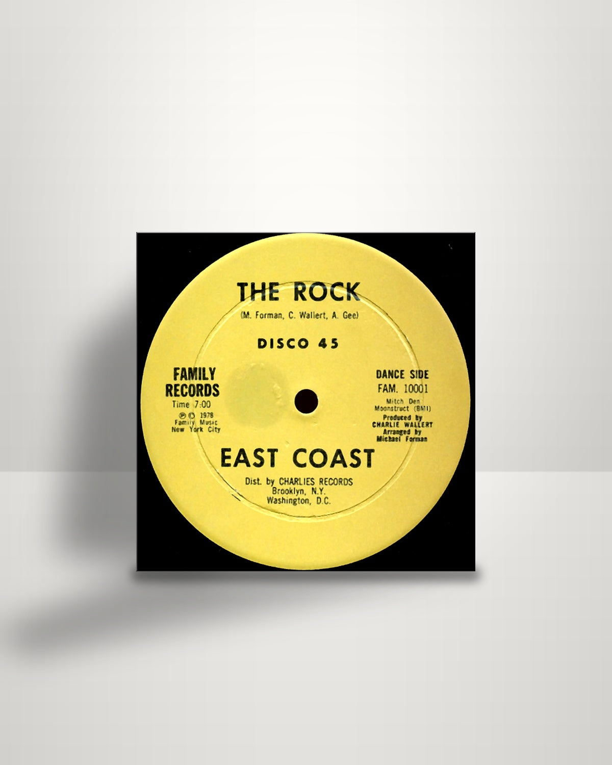 East Coast – The Rock - 12" - Family Records US 1978