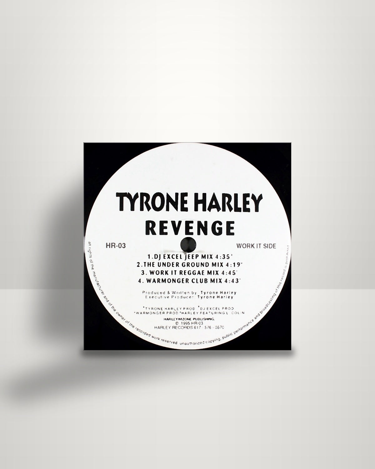 Tyrone Harley – Revenge - 12" - Harley Records US 1995