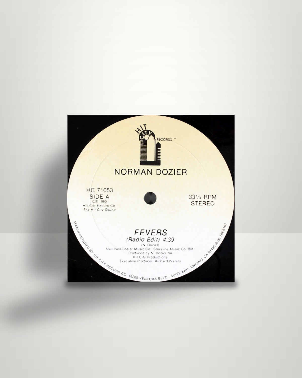 Norman Dozier – Fevers - 12" - Hit City Records US 1990