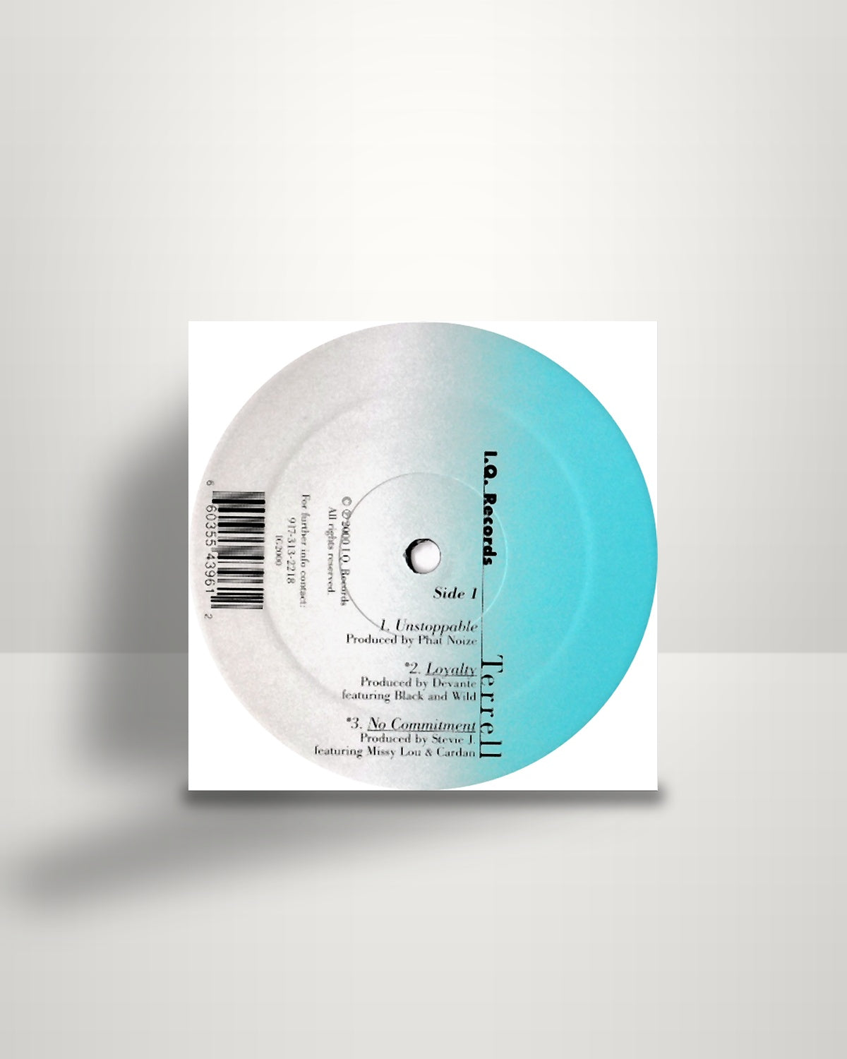 Terrell – Unstoppable - 12" - I.Q. Records US 2000