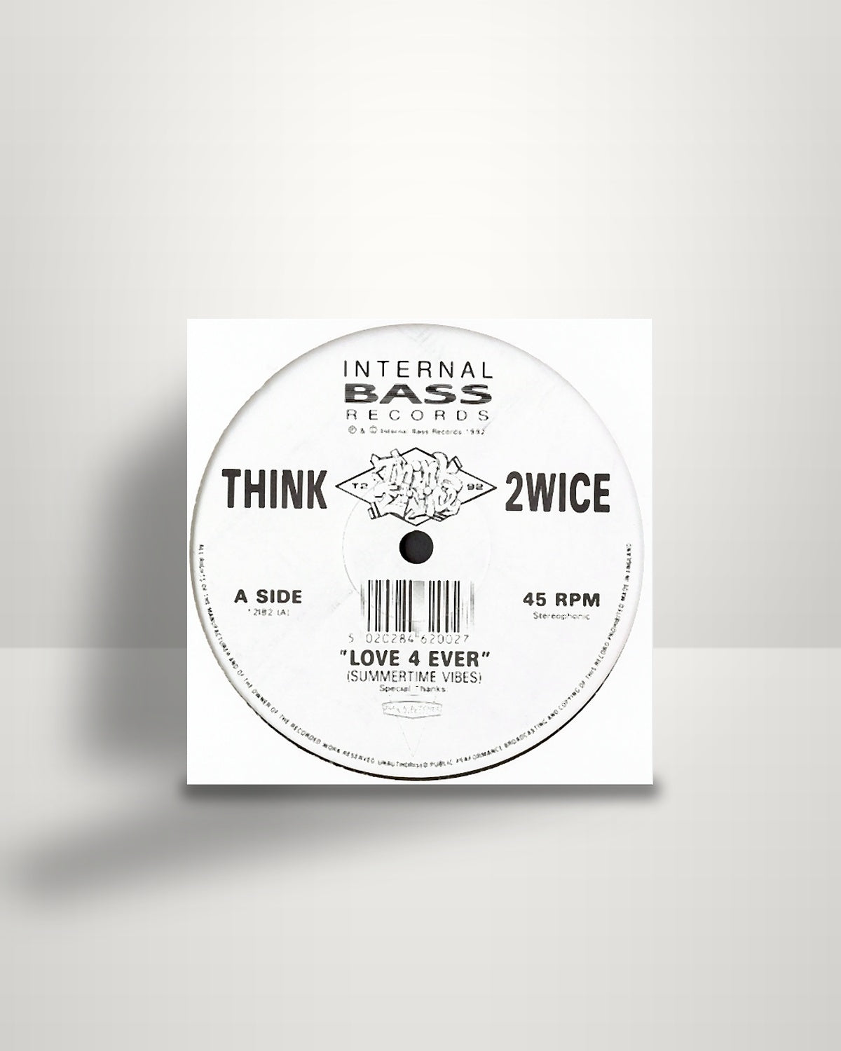 Think Twice – Love 4 Ever (Summertime Vibes) - 12" - Internal Bass UK 1992