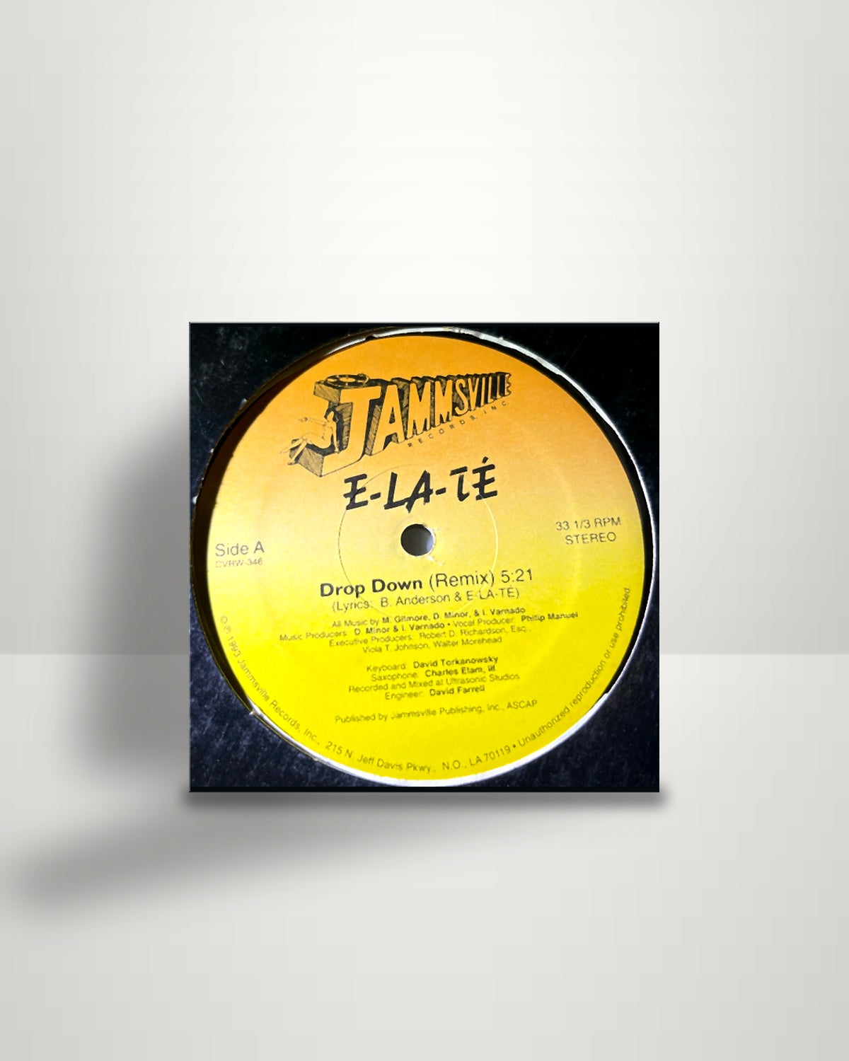 Elaté – Drop Down Re-Mix - 12" - Jammsville Records US 1993