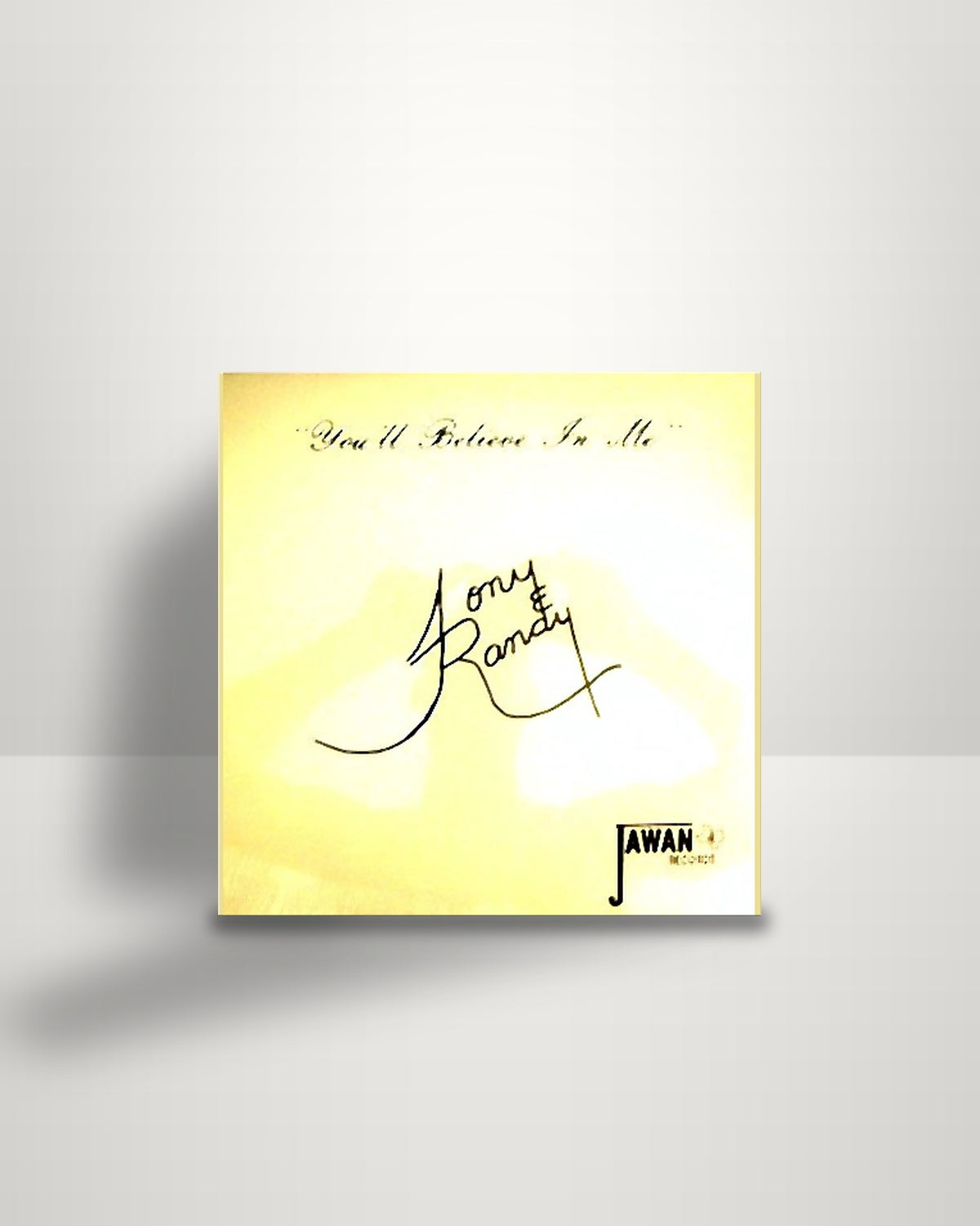 Tony & Randy – You'll Believe In Me - 12" - Jawan Records US 1990