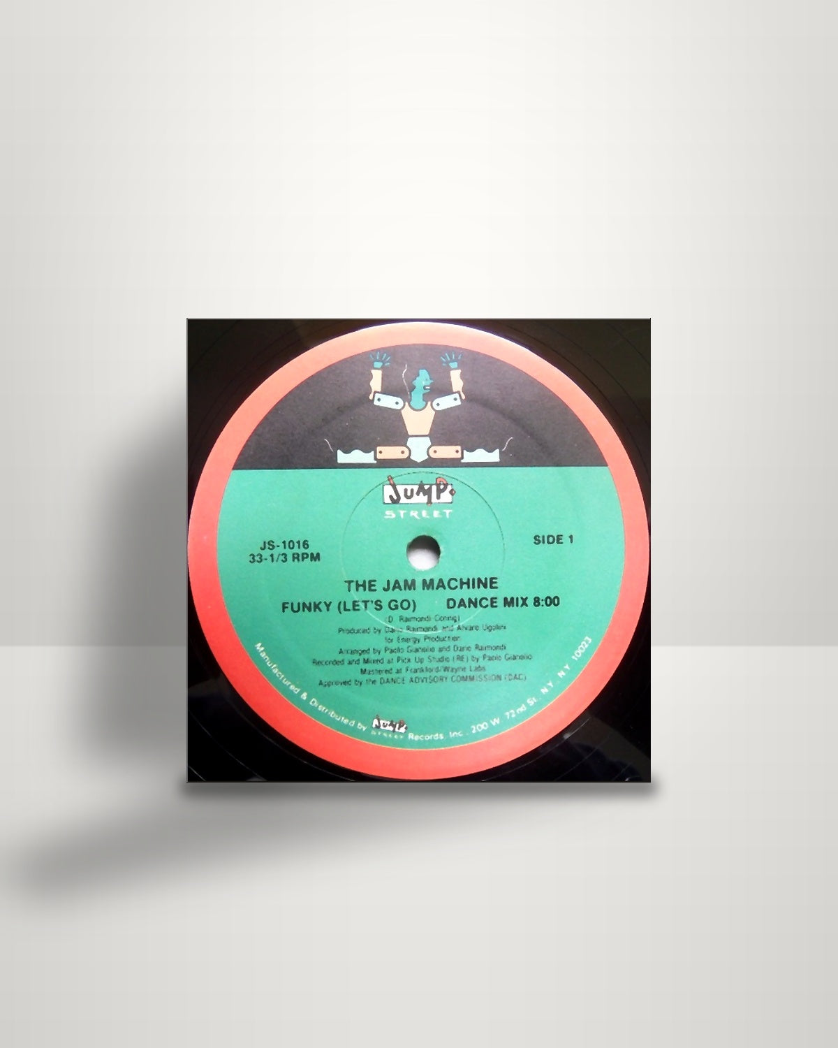 The Jam Machine – Funky (Lets Go) - 12" - Jump Street Records US 1988