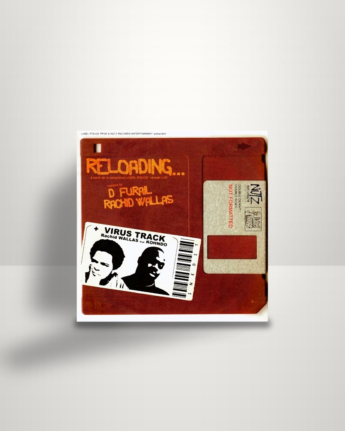 Rachid Wallas – La Vida / J'M'En Bats Les Nutz / Qu'Est Ce Qu'On Fout La - 12" - Label Rouge Prod FR 2004