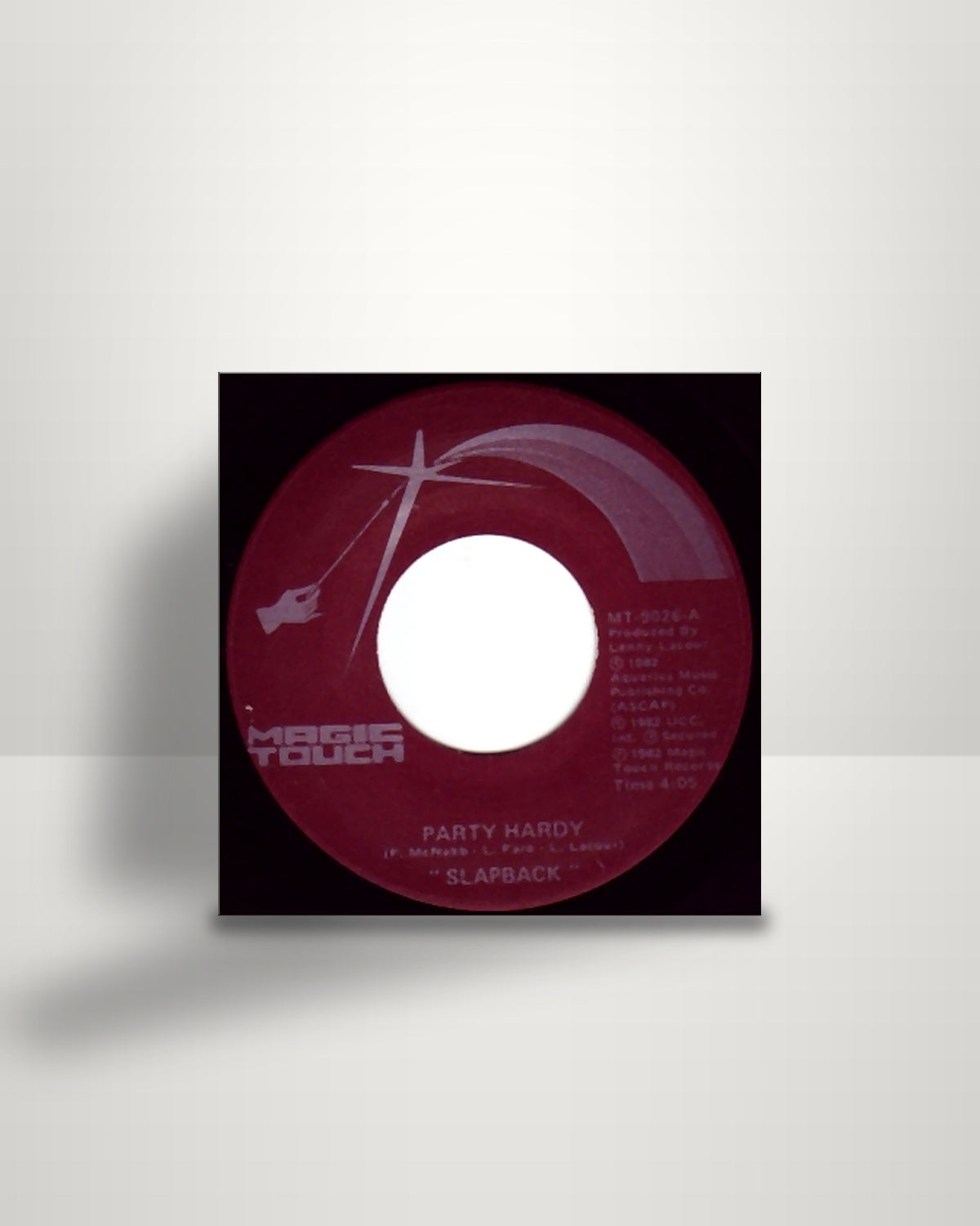 Slapback – Party Hardy / Back Again - 7" - Magic Touch Records US 1982