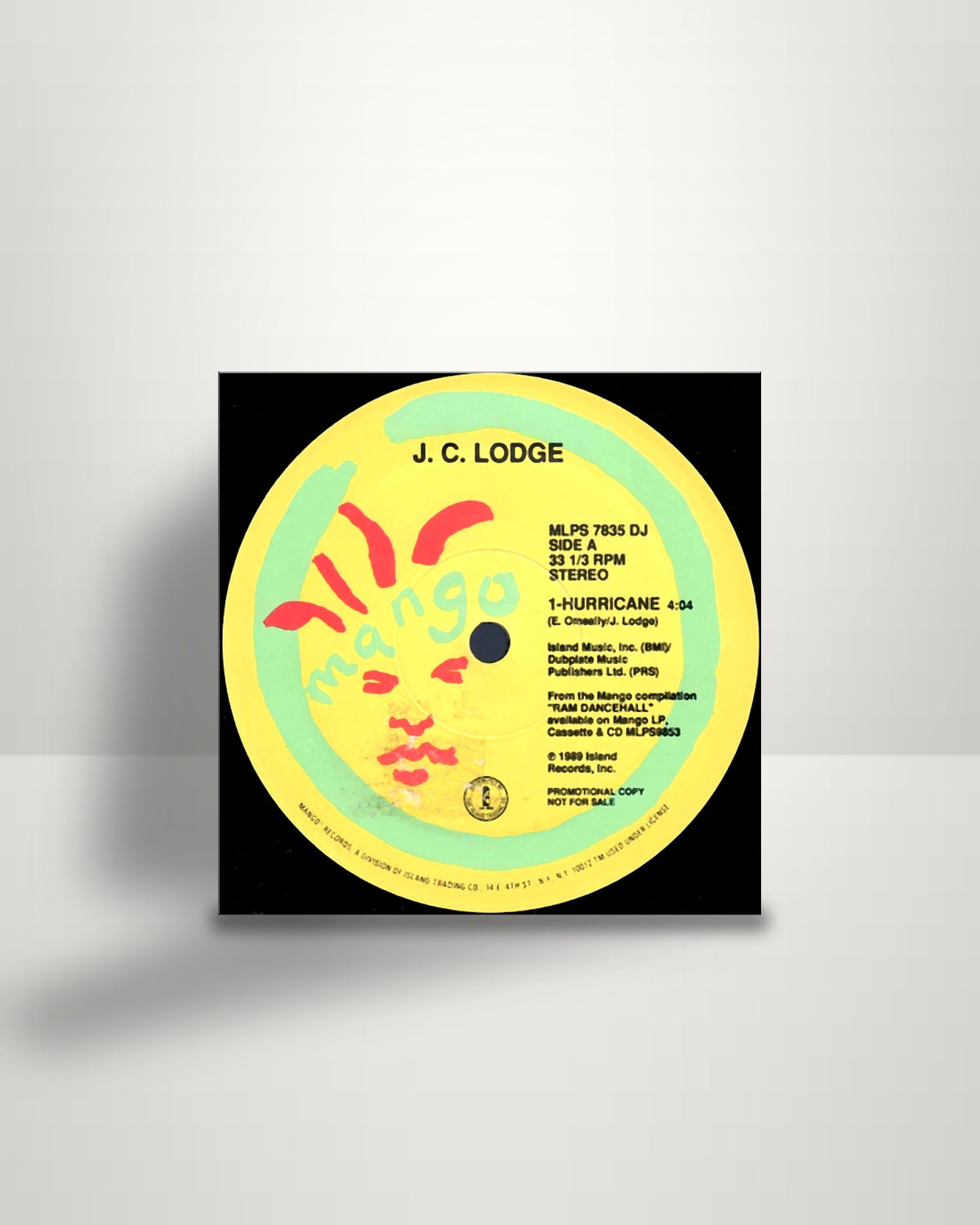 JC Lodge – 1-Hurricane - 12" - Mango US 1989