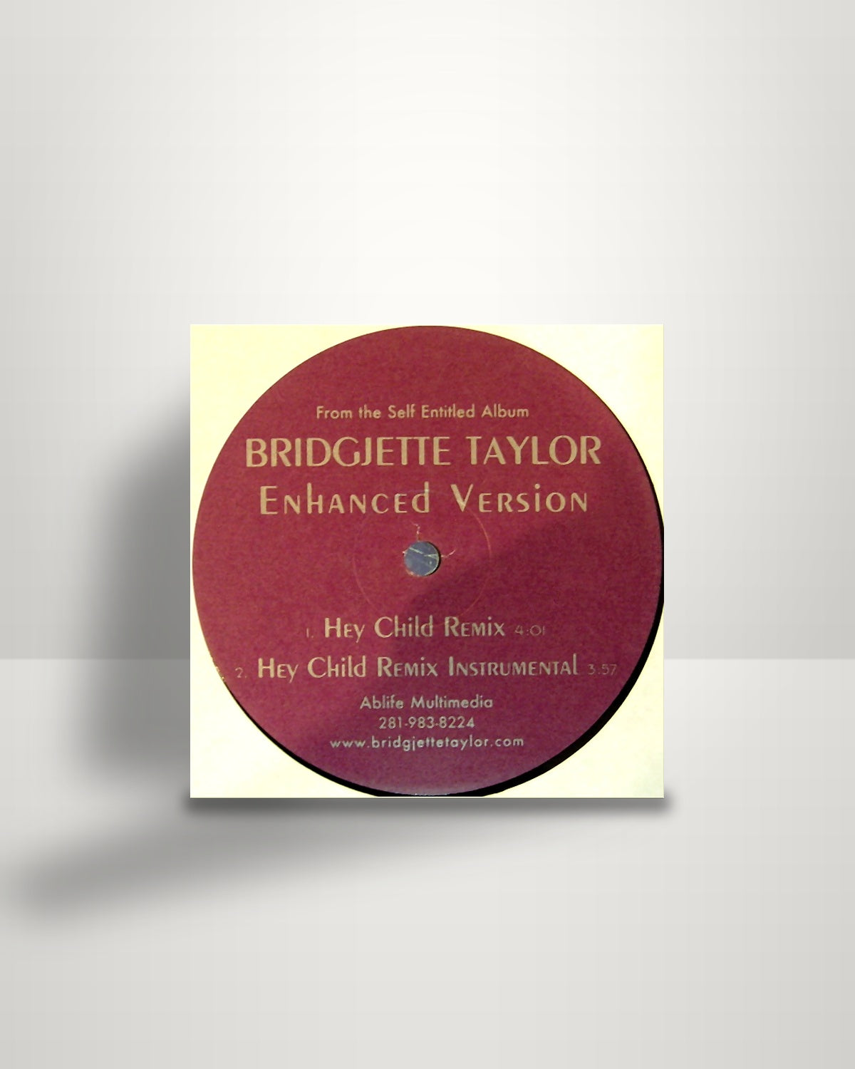 Bridgjette Taylor – Hey Child Remix - 12" - Not On Label