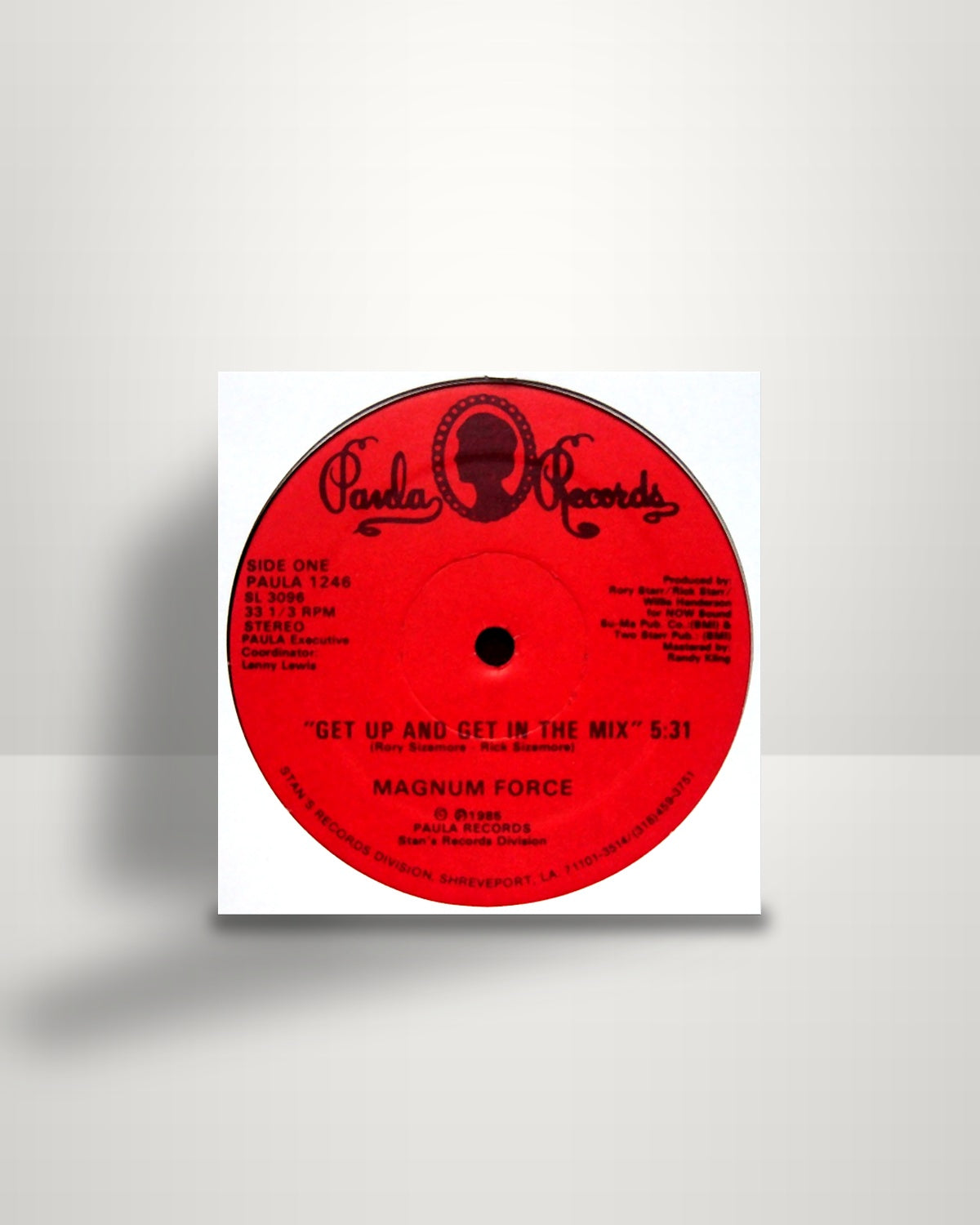 Magnum Force – Get Up And Get In The Mix - 12" - Paula Records US 1985