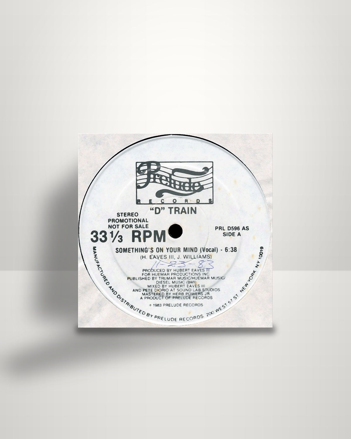 D-Train – Something's On Your Mind - 12" - Prelude Records US 1983