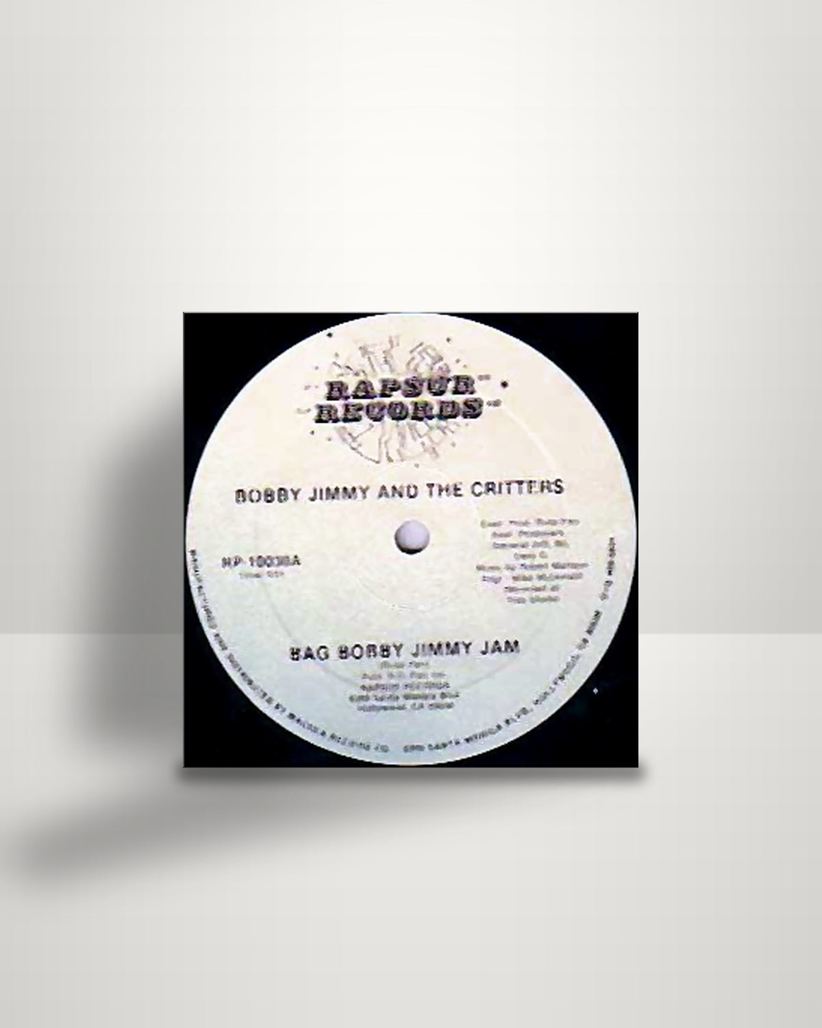 Bobby Jimmy And The Critters – Bag Bobby Jimmy Jam - 12" - Rapsur Records US 1985