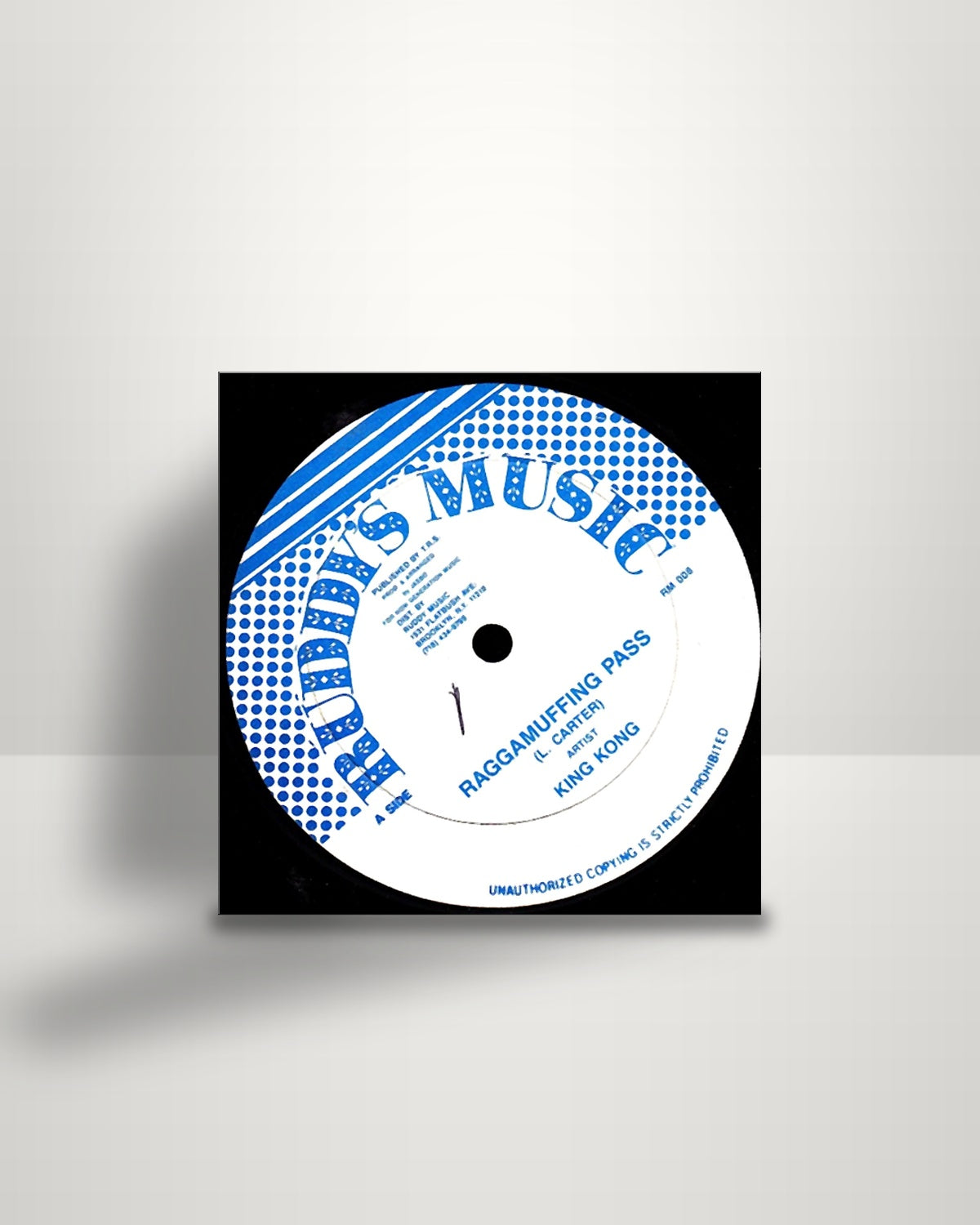King Kong – Raggamuffing Pass - 12" - Ruddy's Music US