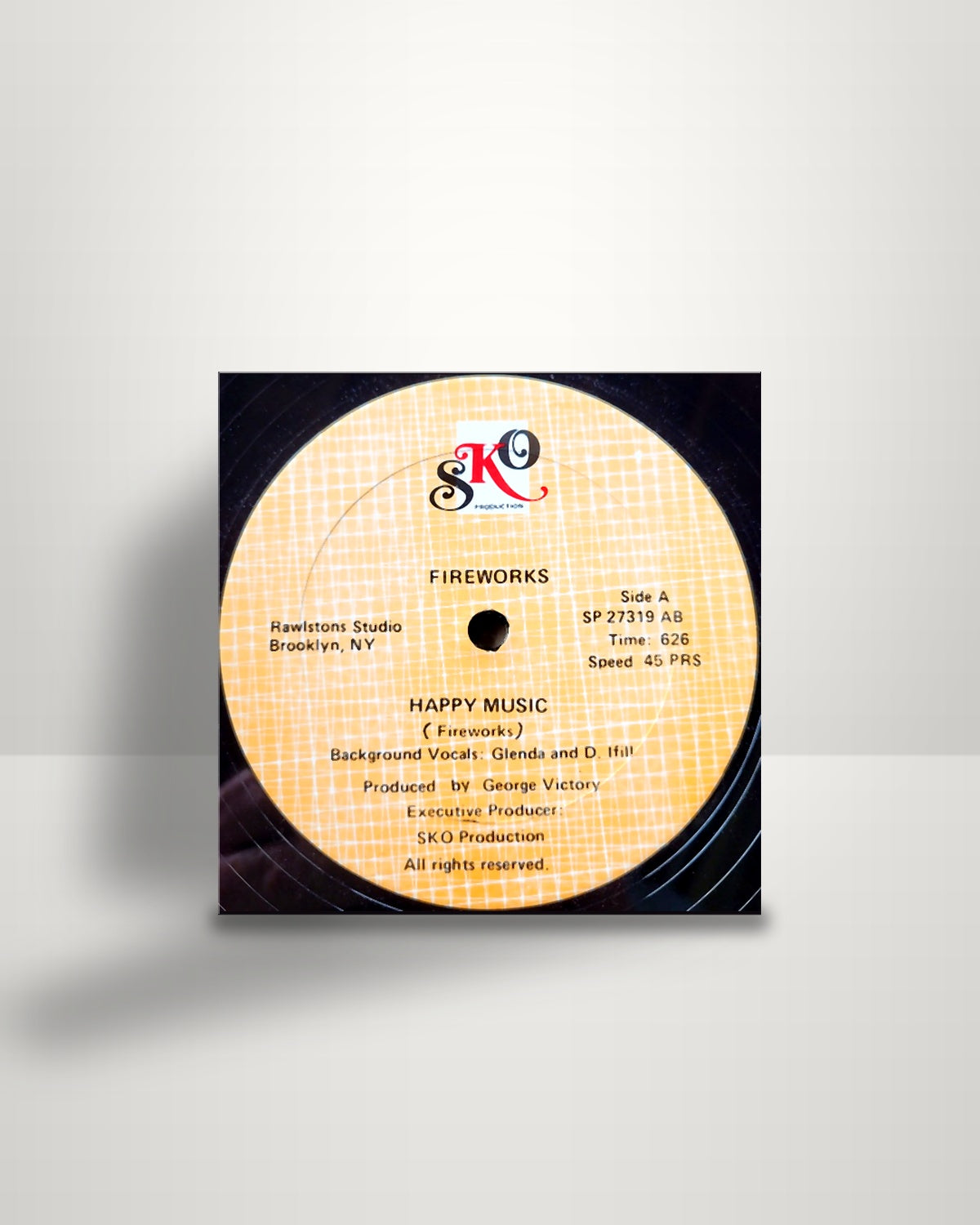Fireworks – Happy Music - 12" - SKO Productions US