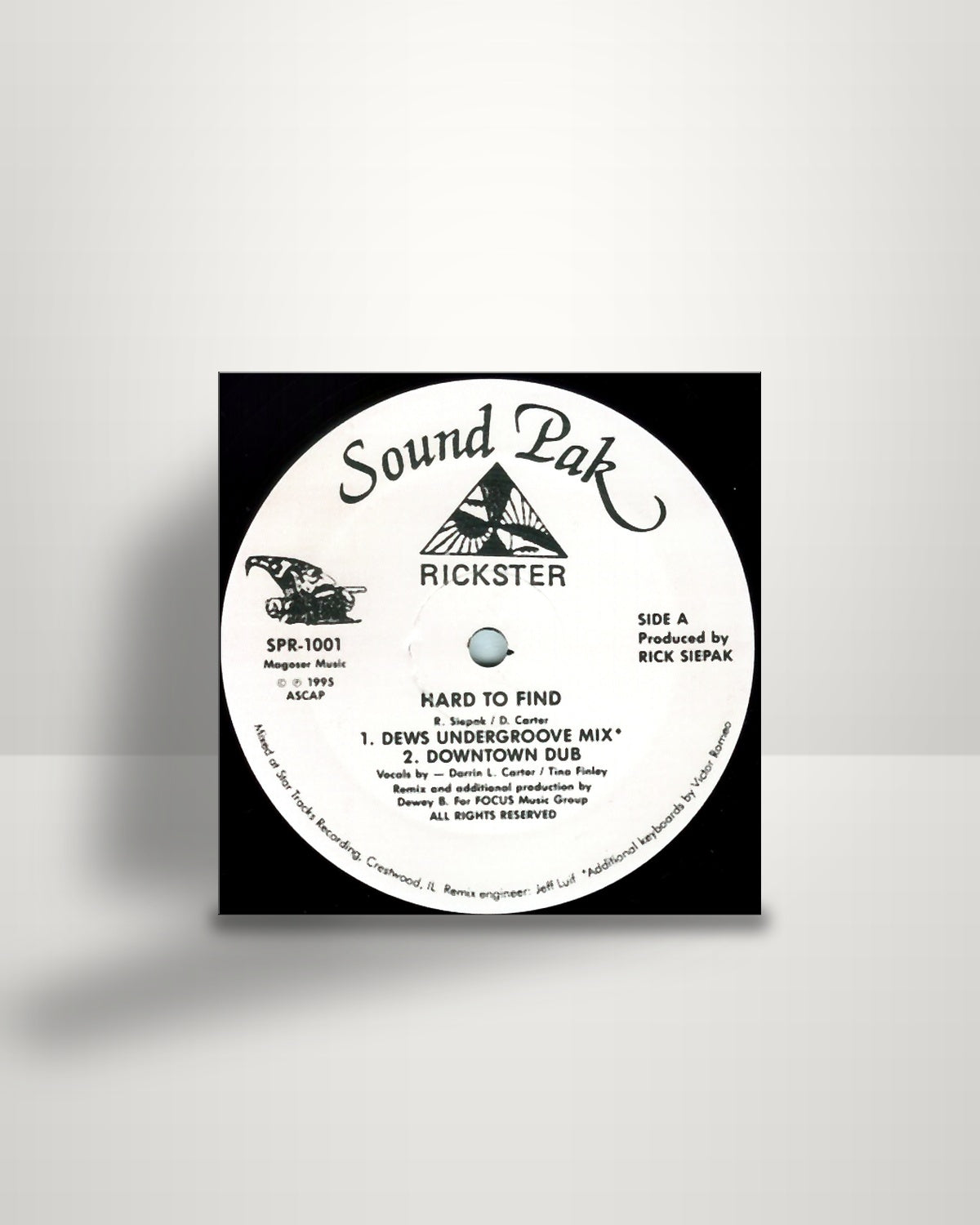 Rickster – Hard To Find - 12" - Sound Pak US 1995